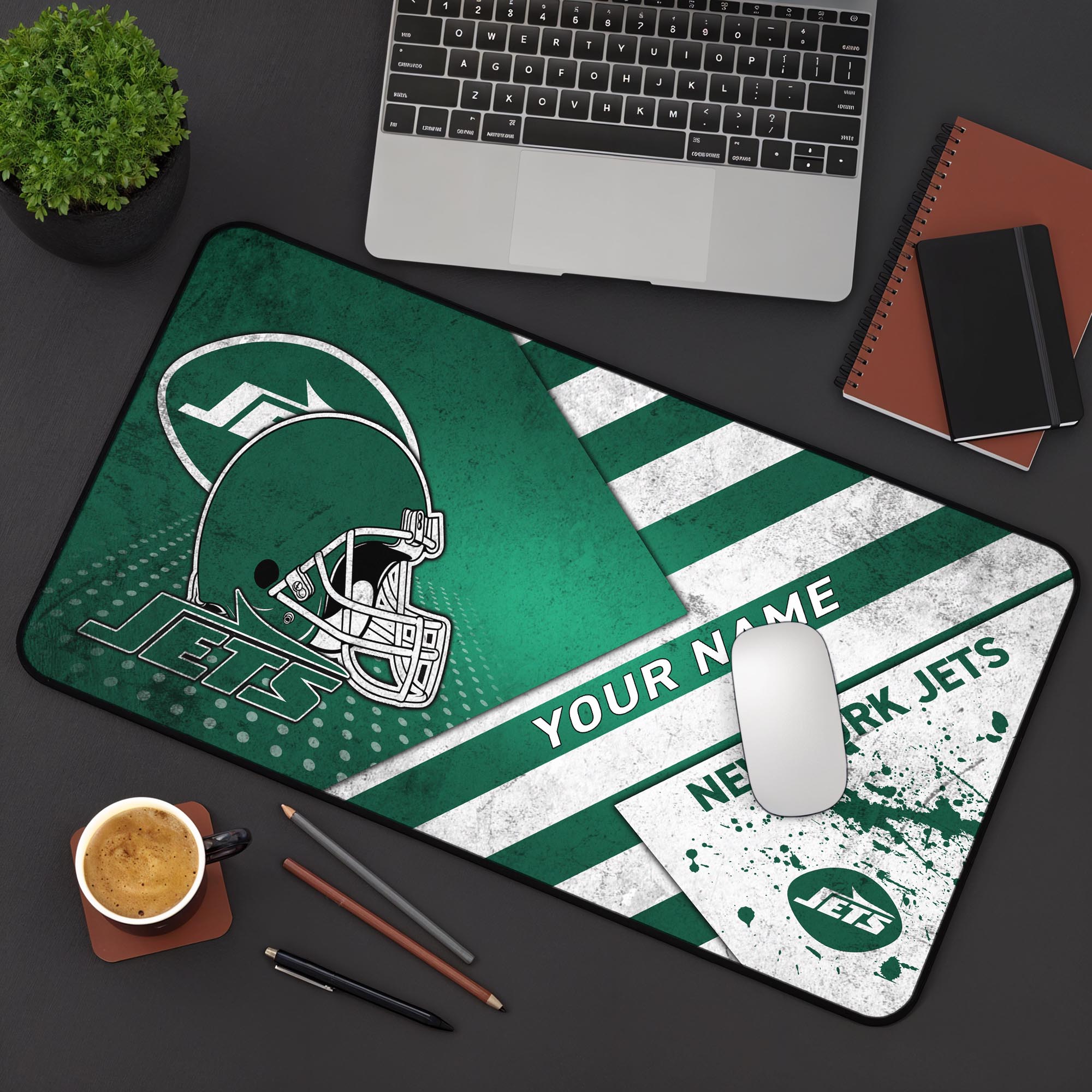 New York Jets 2025 Version Mouse Pad Custom Printed, Sport Team Mouse Pad, Sport Gift For Fans