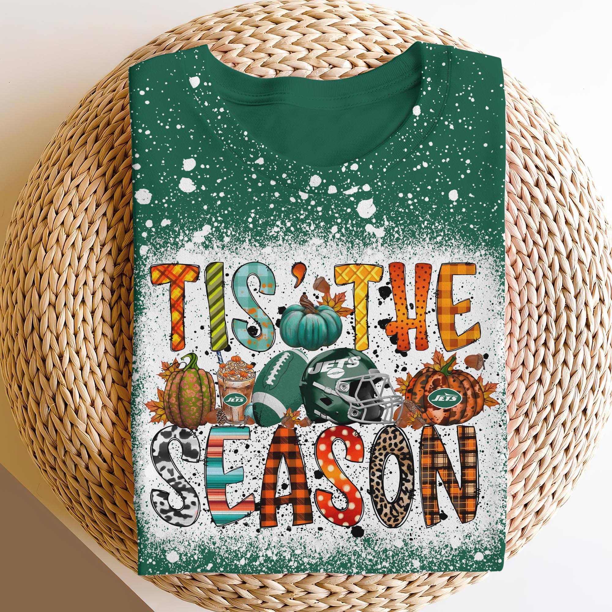 New York Jets 3D Shirts, Tis The Season Shirts, Sport Shirts For Fan