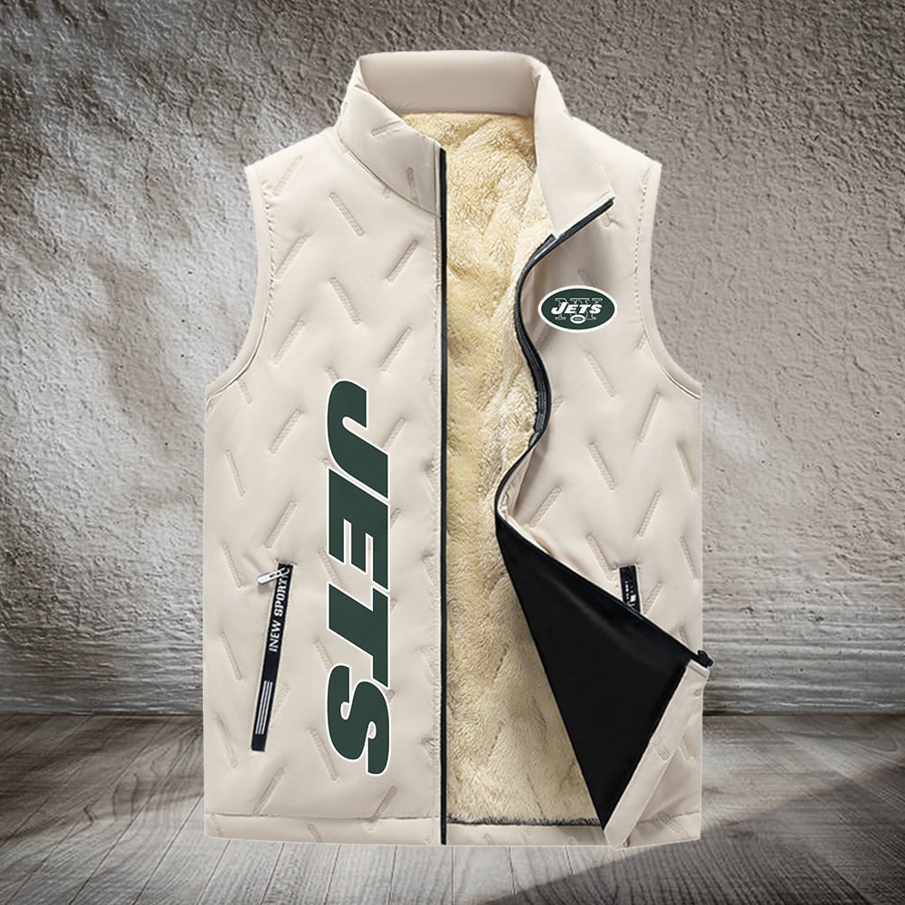 New York Jets NFL Personalized Puffer Jacket For Fan