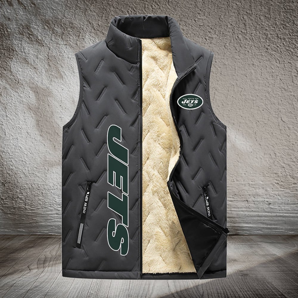 New York Jets NFL Personalized Puffer Jacket For Fan