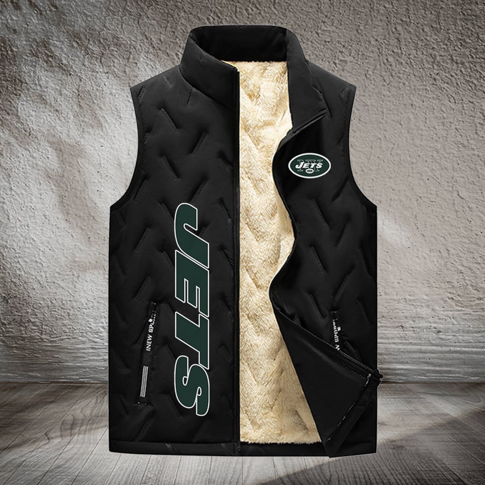New York Jets NFL Personalized Puffer Jacket For Fan