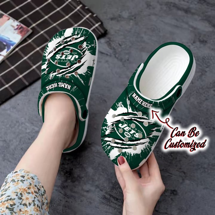 New York Jets Personalized Limited Clog BG252