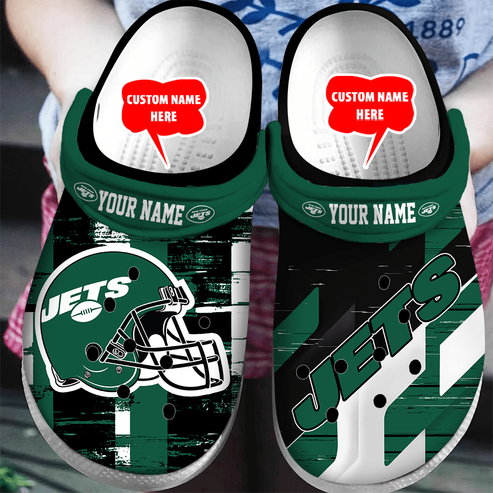 New York Jets Personalized Limited Clog BGCR424
