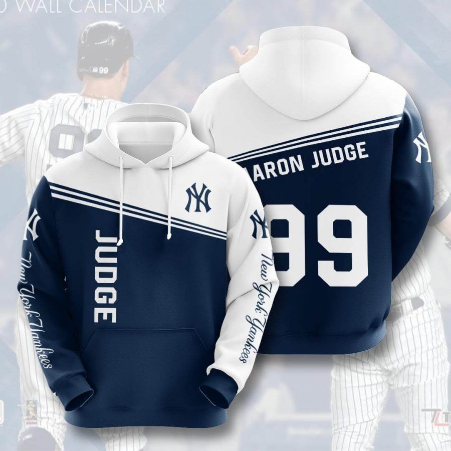 New York Yankees Aaron Judge 99 3D Hoodie