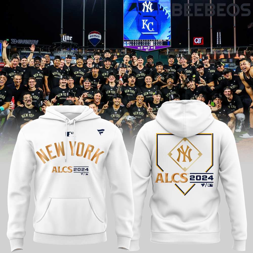 New York Yankees ALCS 2024 White Unisex Hoodie BHD1061