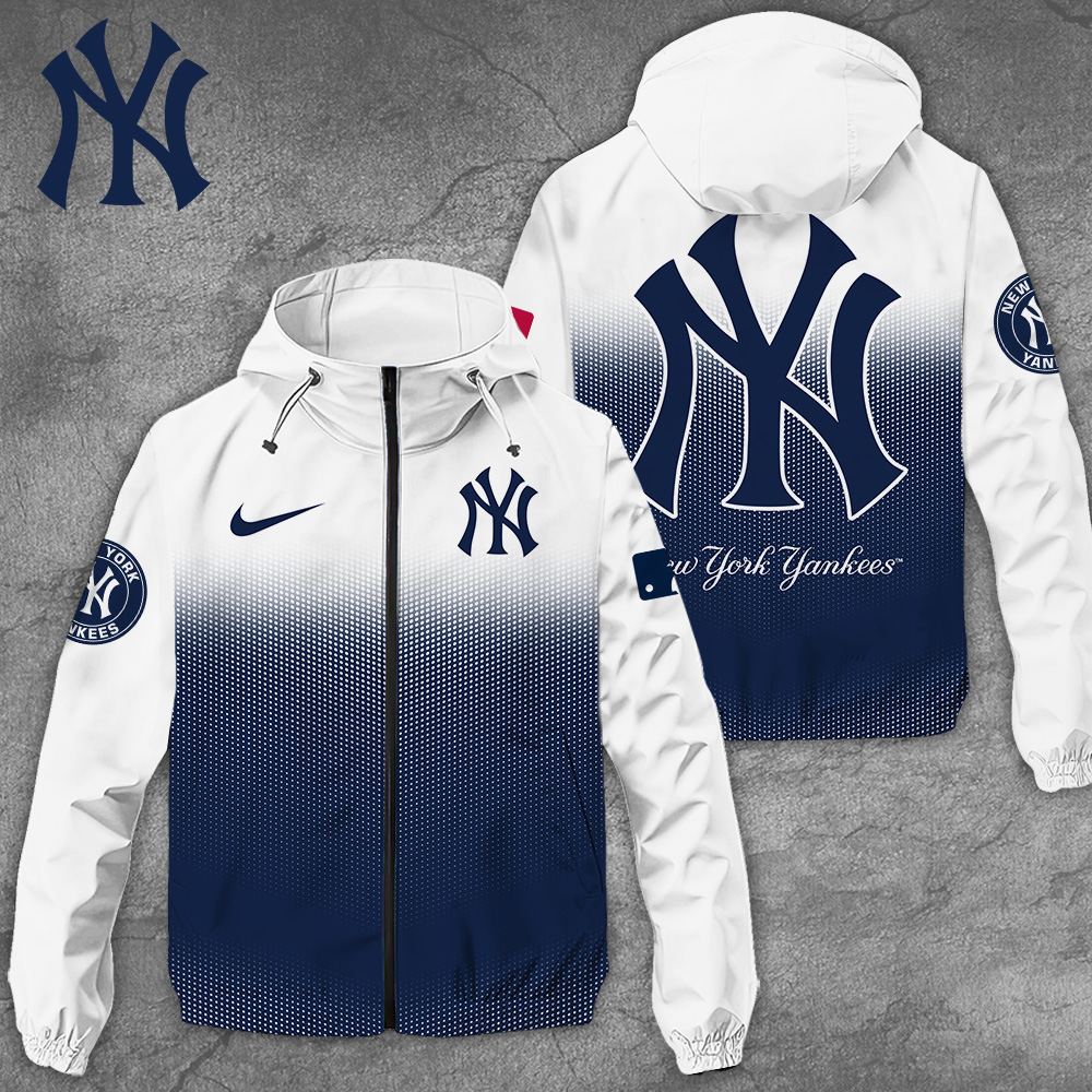 New York Yankees MLB Style Windbreaker Jacket For Fans