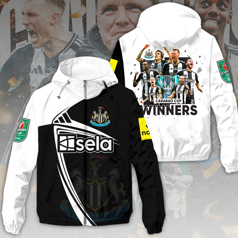 Newcastle United EPL Style Windbreaker Jacket For Fans