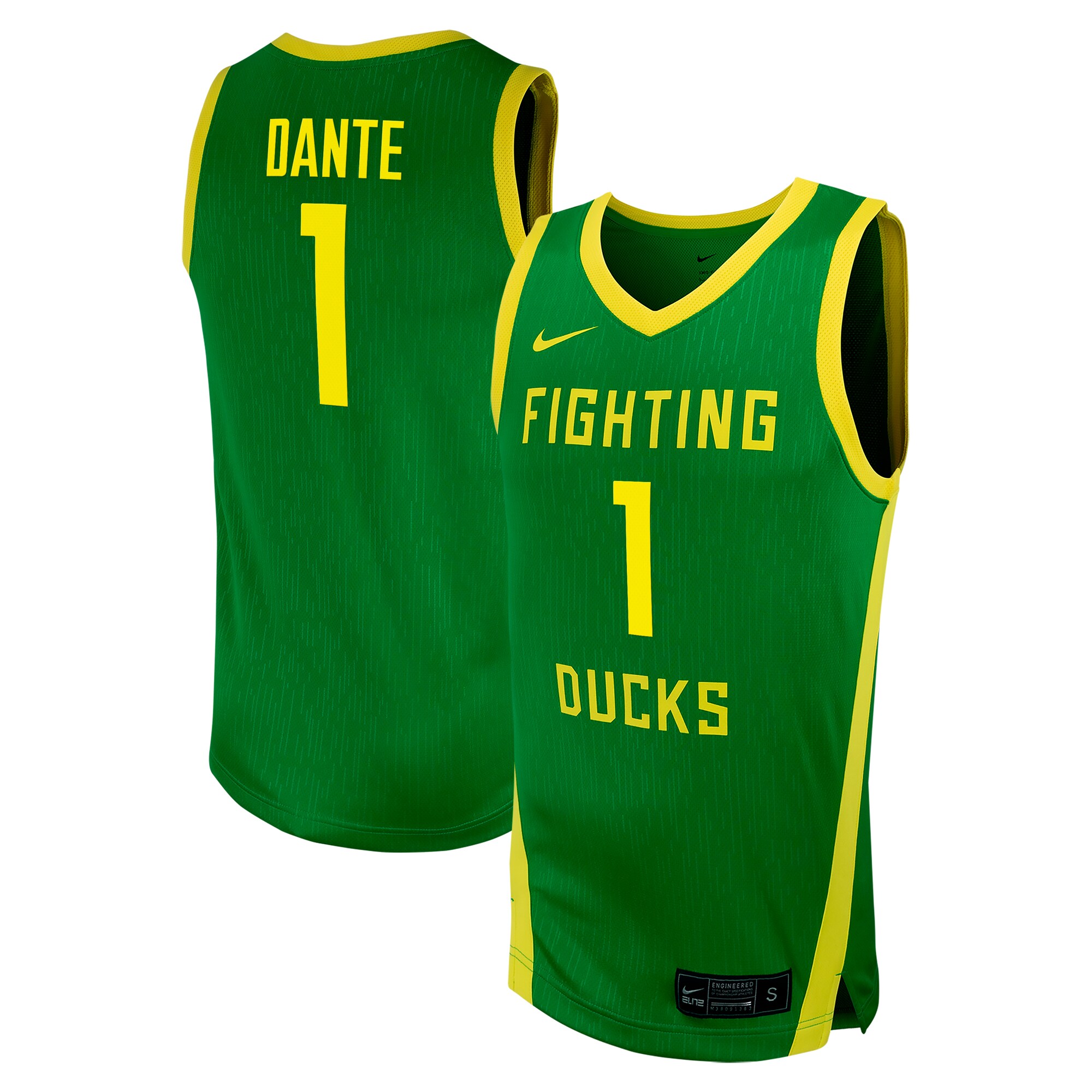 Nfaly Dante Oregon Ducks Nike NIL Basketball Replica Player Jersey - Green
