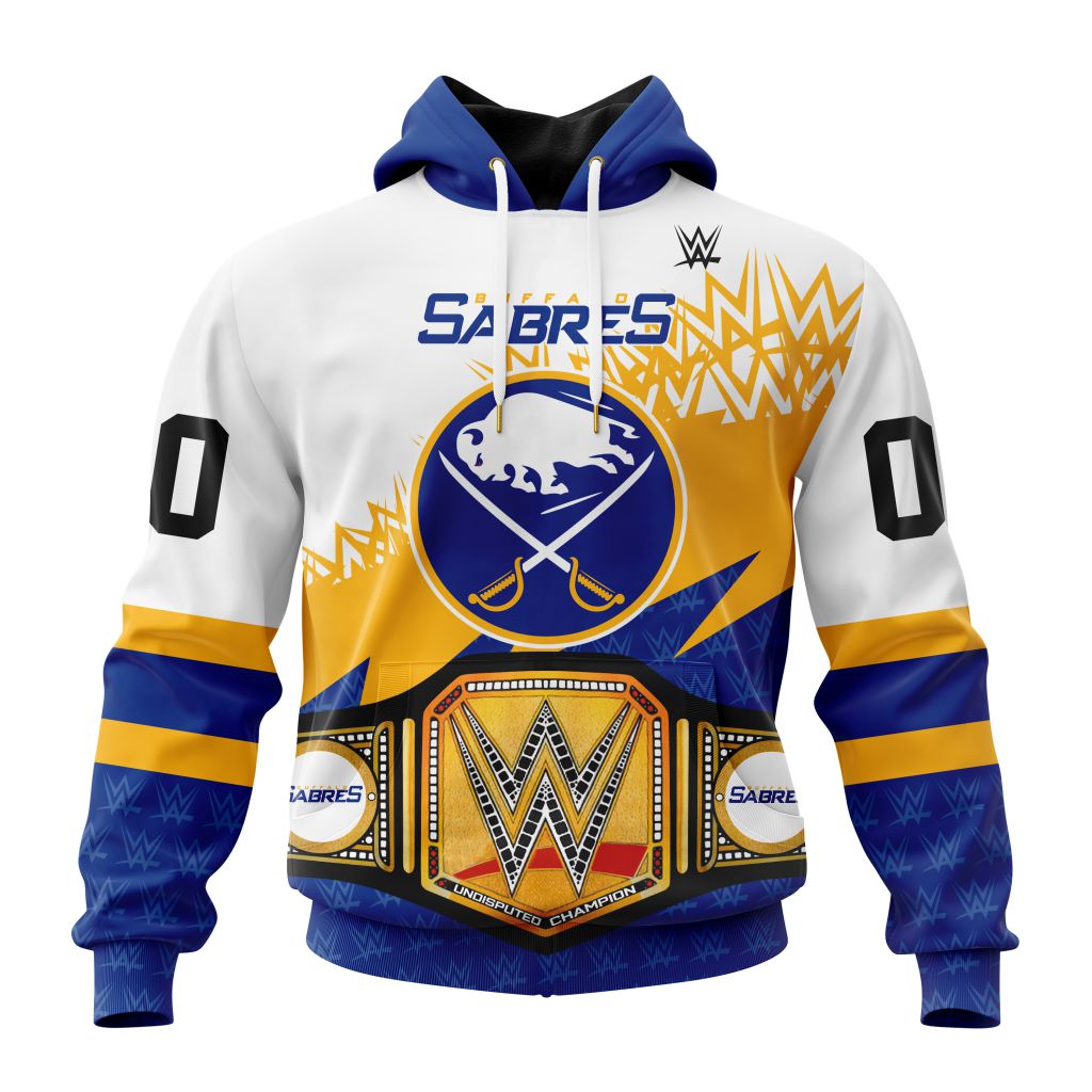 NHL Buffalo Sabres Special WWE Design Unisex Performance Hoodie