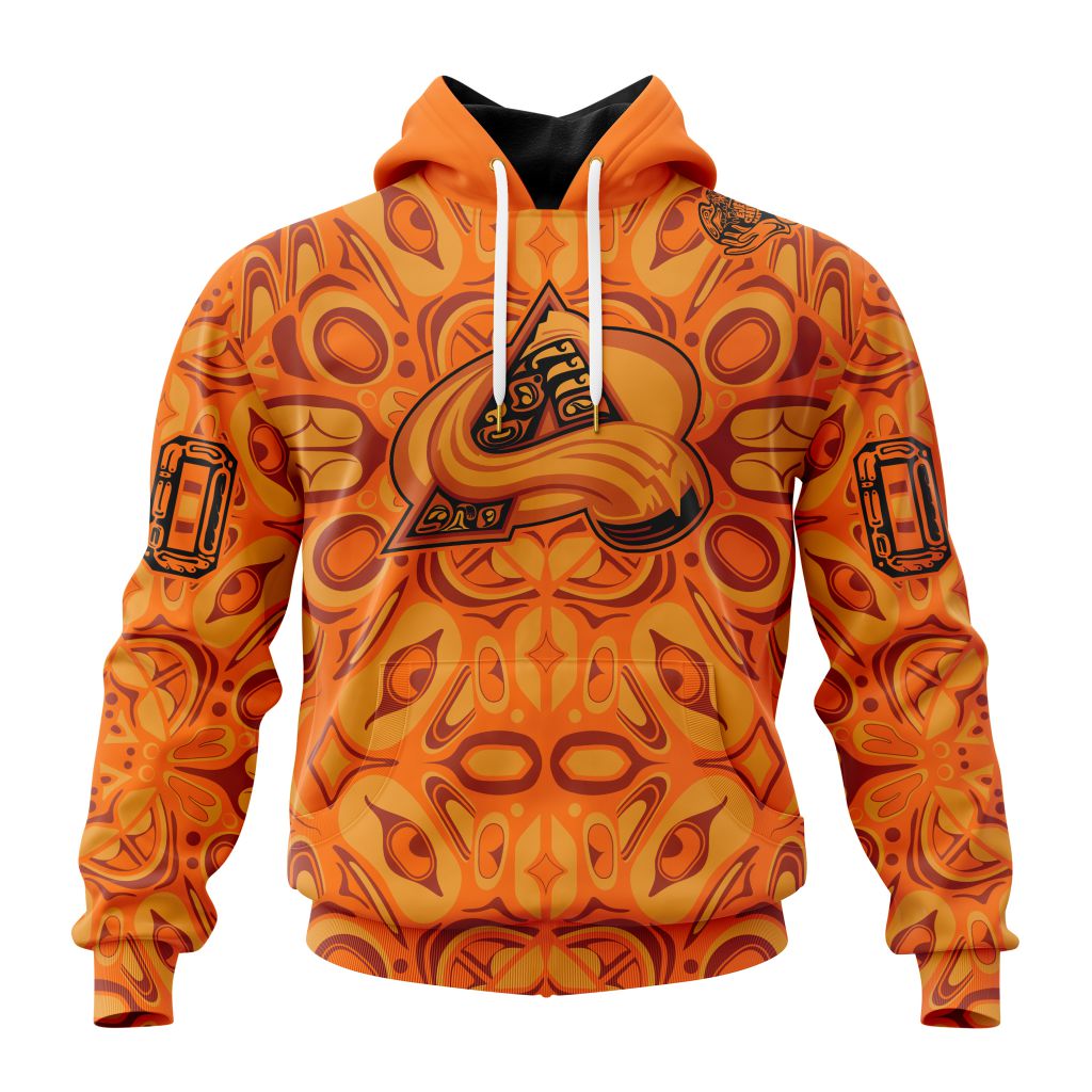 NHL Colorado Avalanche Special National Day For Truth And Reconciliation Design Unisex Performance Hoodie