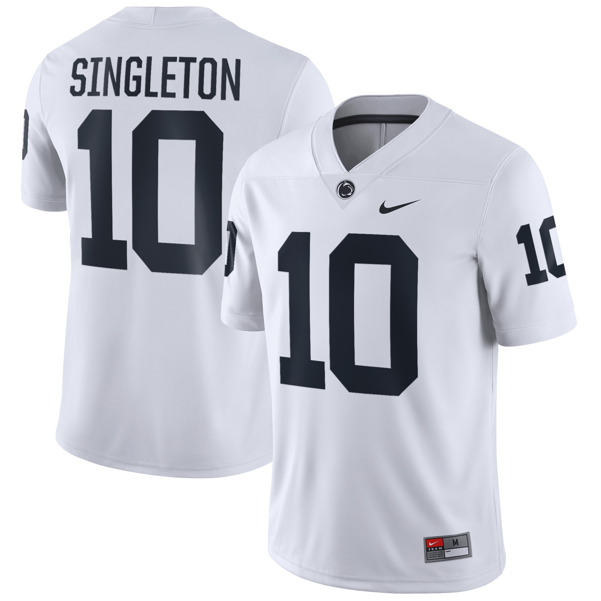 Nicholas Singleton Penn State Nittany Lions Nike NIL Replica Football Jersey - White