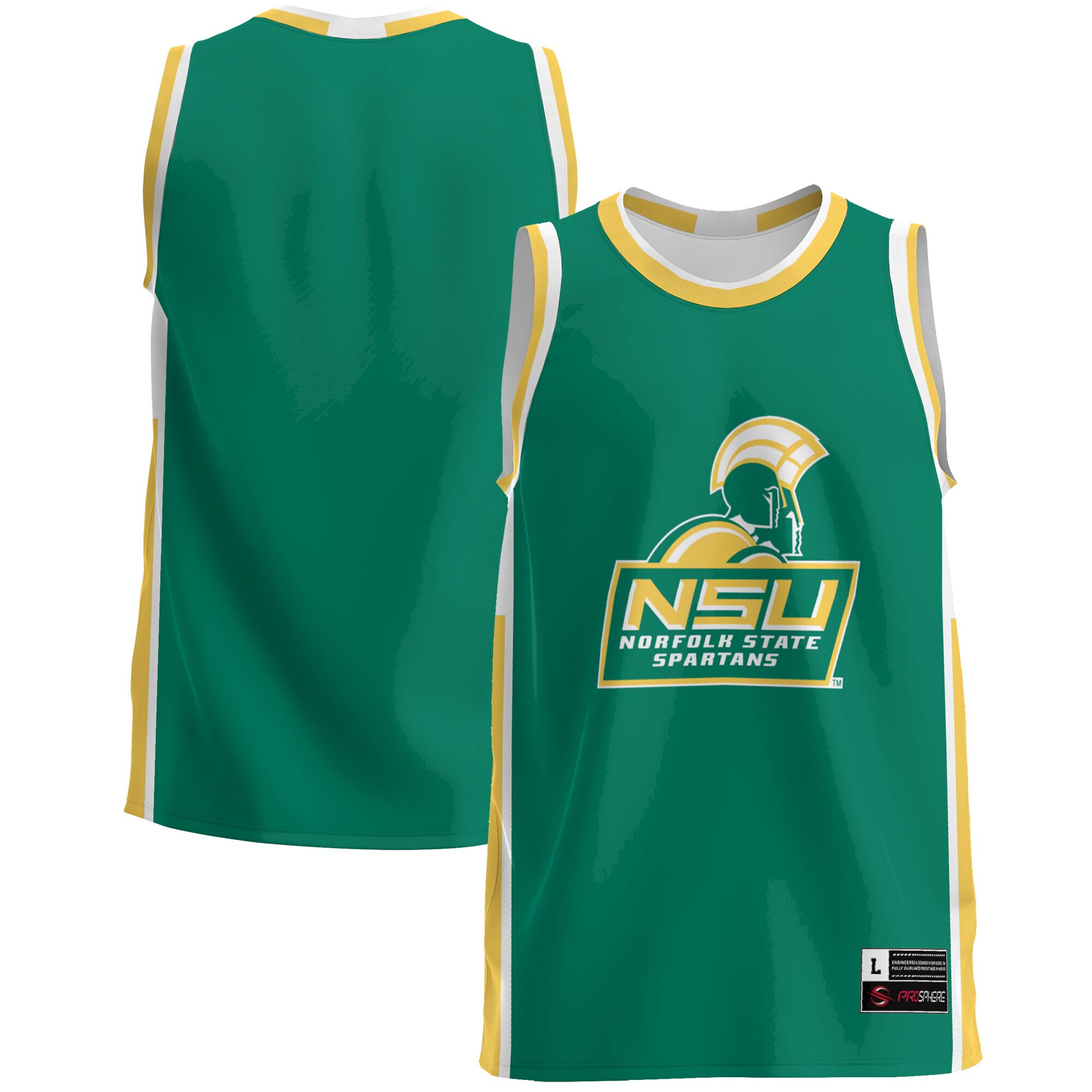 Norfolk State Spartans Gameday Greats Lightweight Basketball Jersey - Green