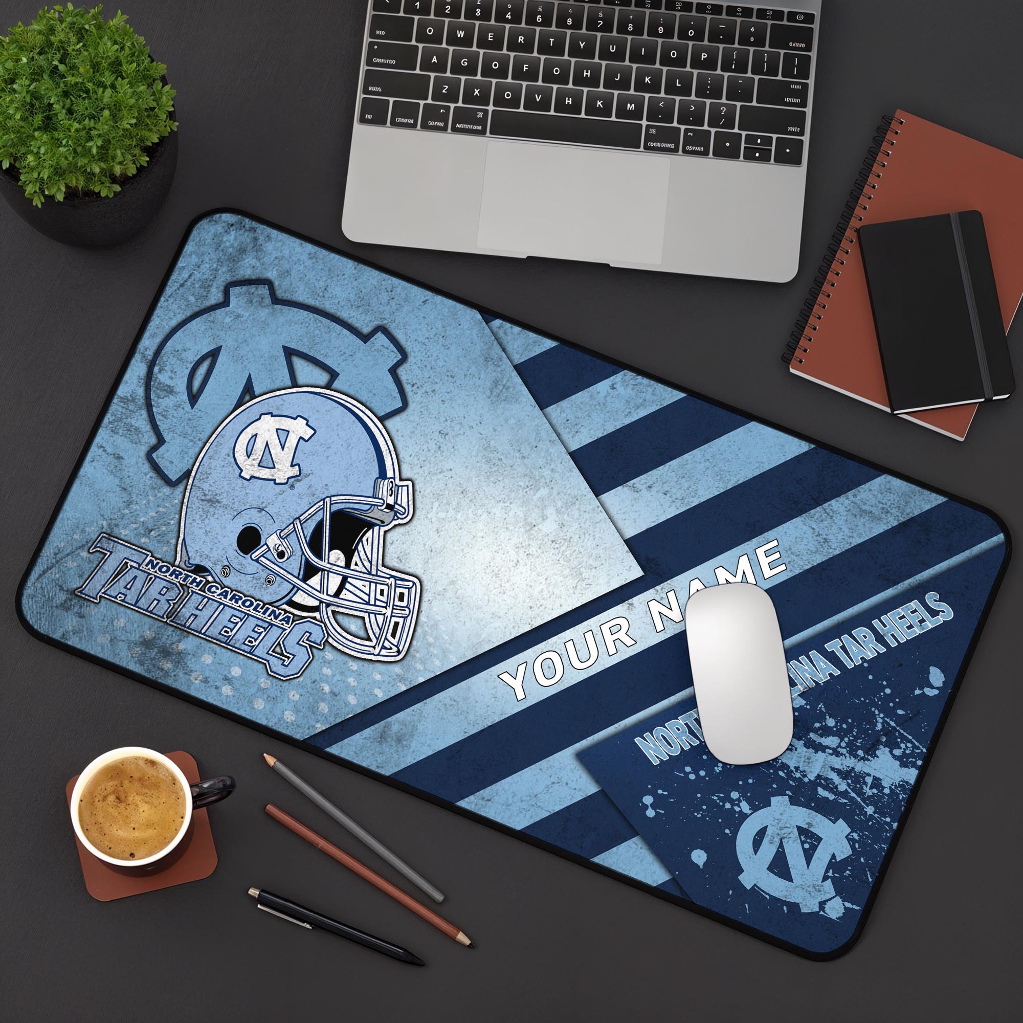 North Carolina Tar Heels 2025 Version Mouse Pad Custom Printed, Sport Team Mouse Pad, Sport Gift For Fans