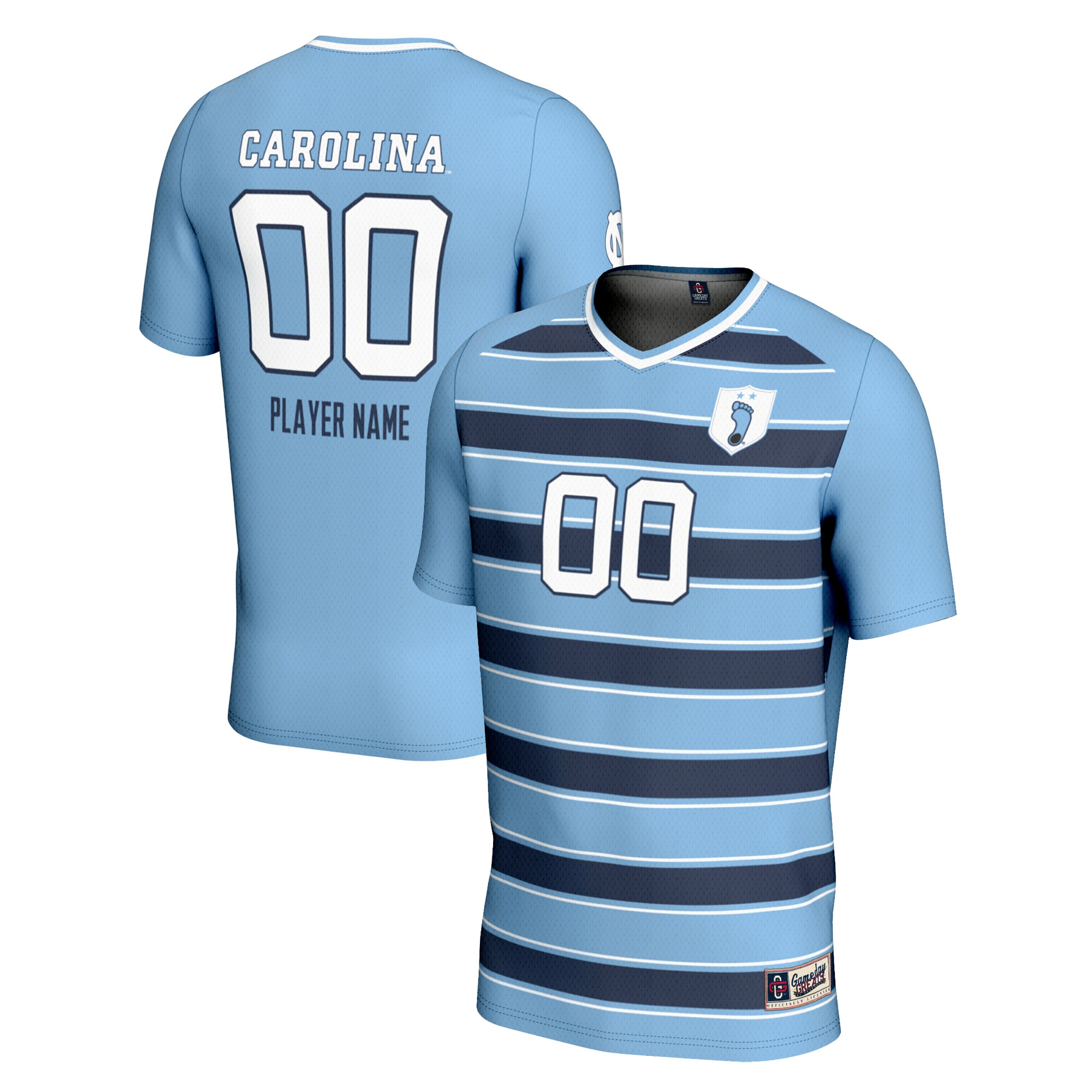North Carolina Tar Heels Gameday Greats Youth NIL Pick A Player Lightweight Mens Soccer Jersey - Navy