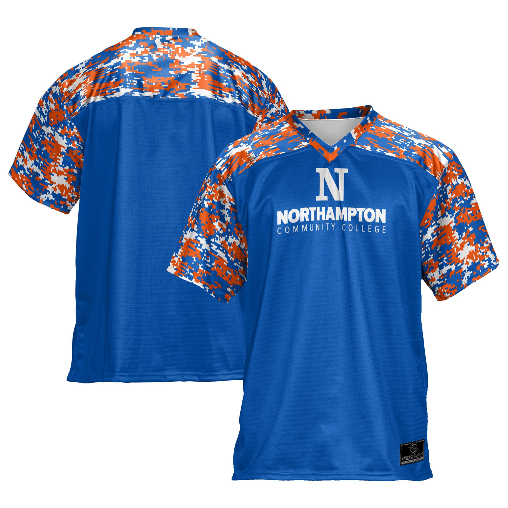 Northampton Community College Spartans Prosphere Football Jersey - Blue