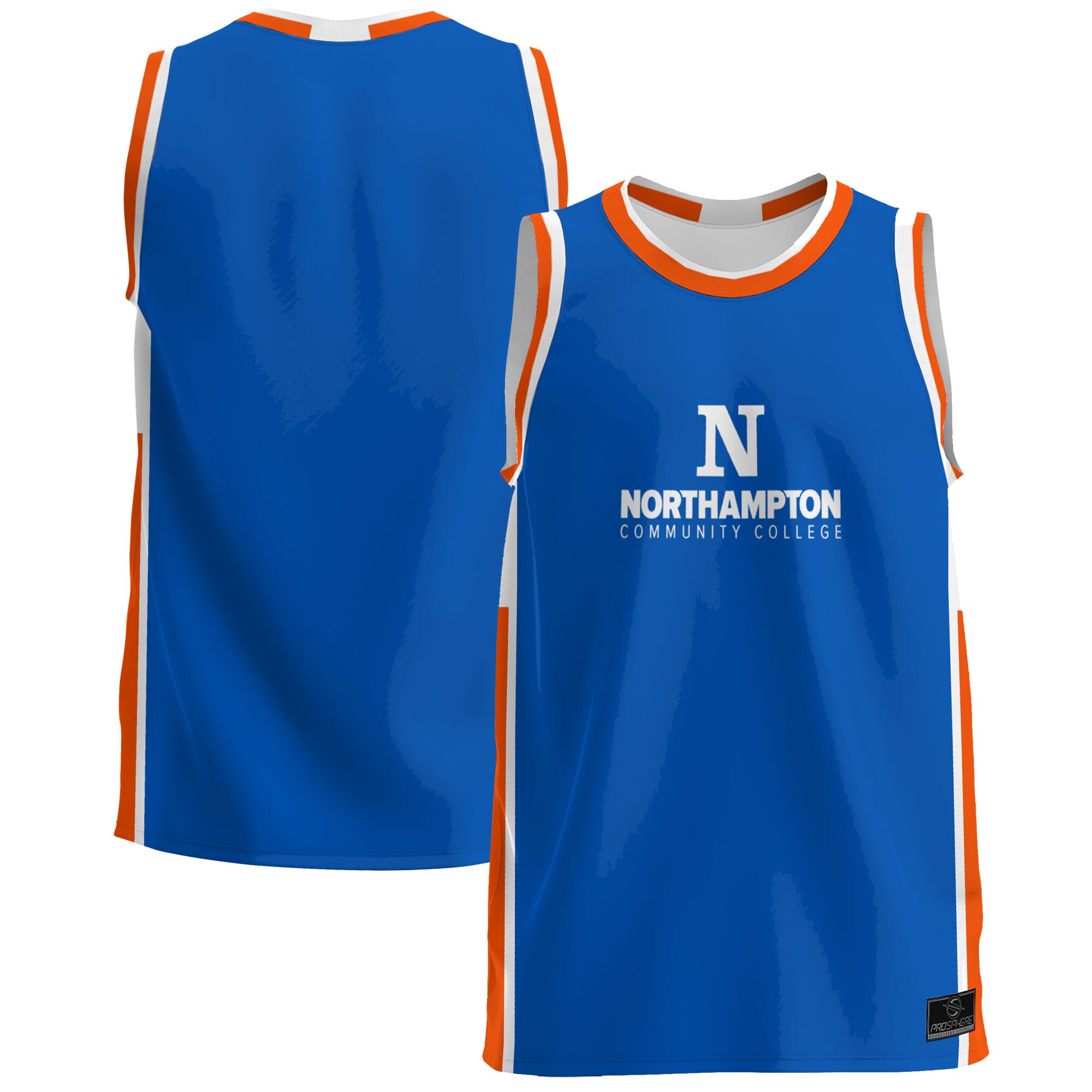 Northampton Community College Spartans Prosphere Youth Basketball Jersey - Blue