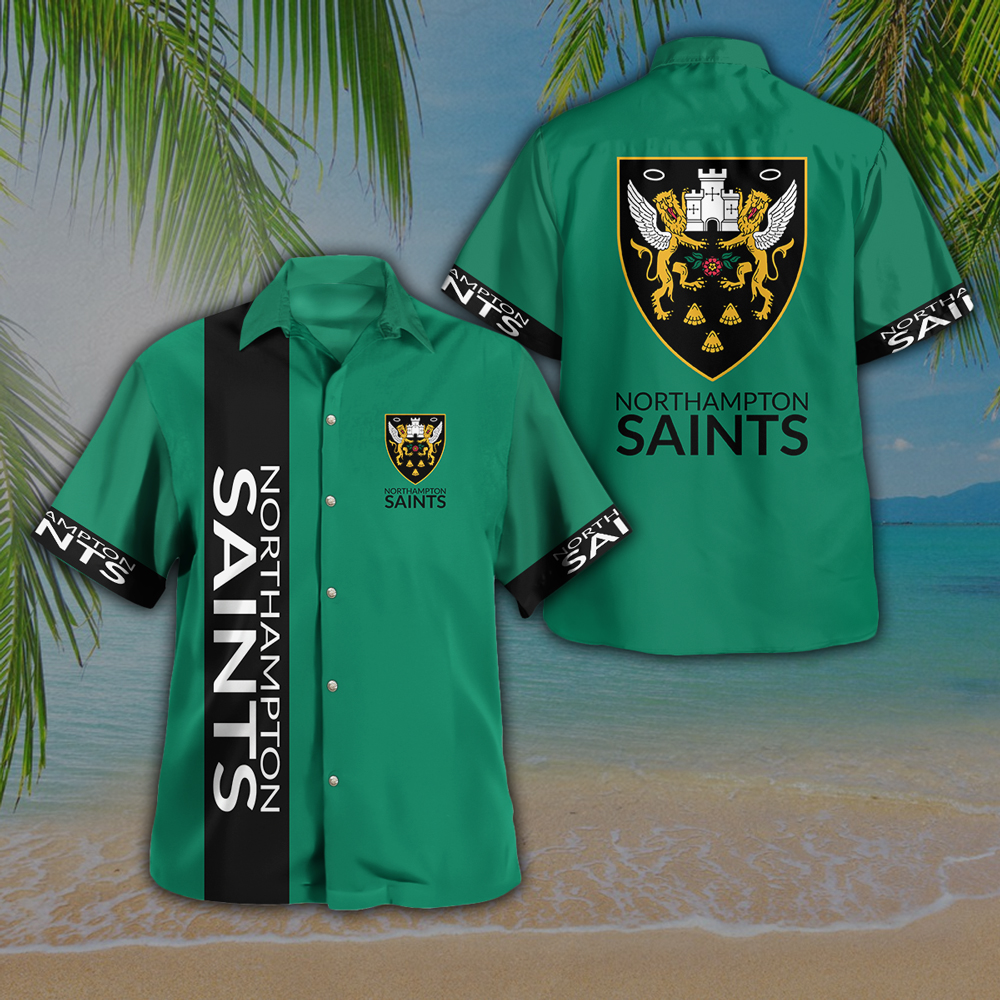Northampton Saints Premiership Rugby Hawaiian Shirt Gifts For Fans