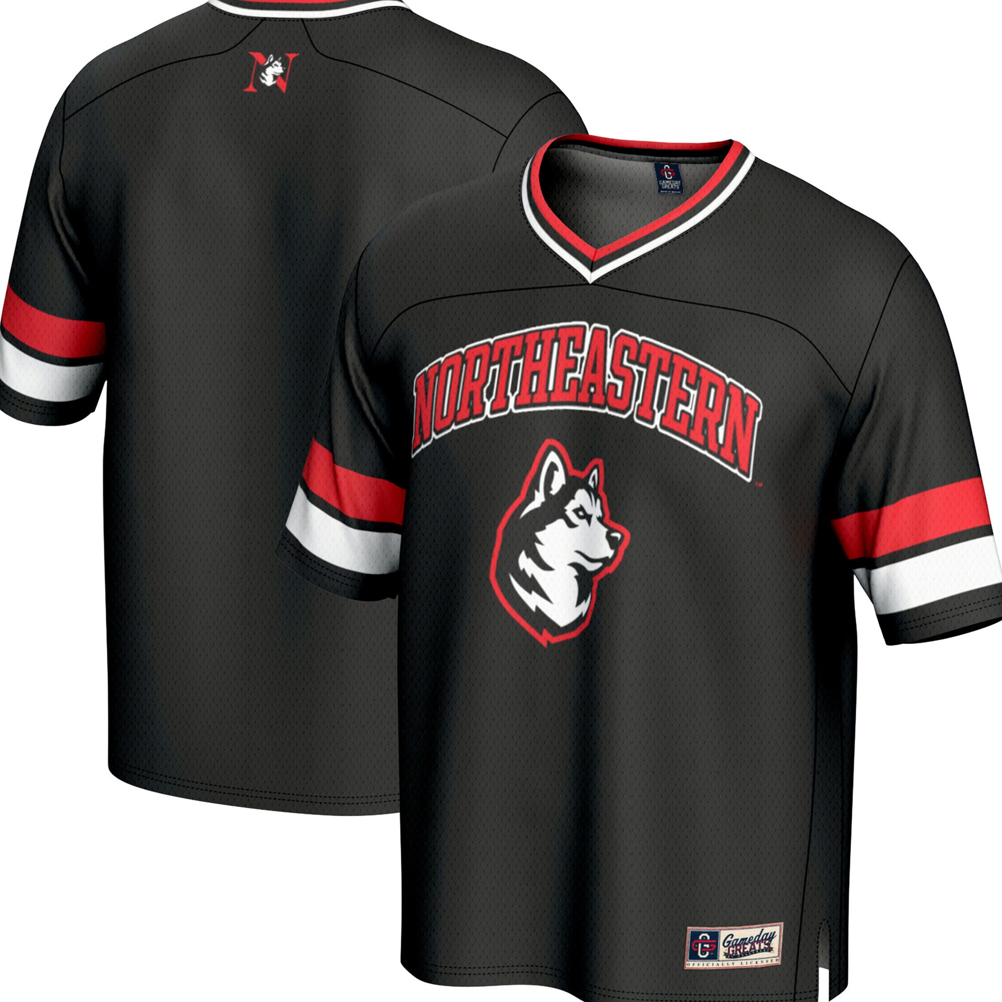 Northeastern Huskies Gameday Greats Spirit Football Jersey - Black