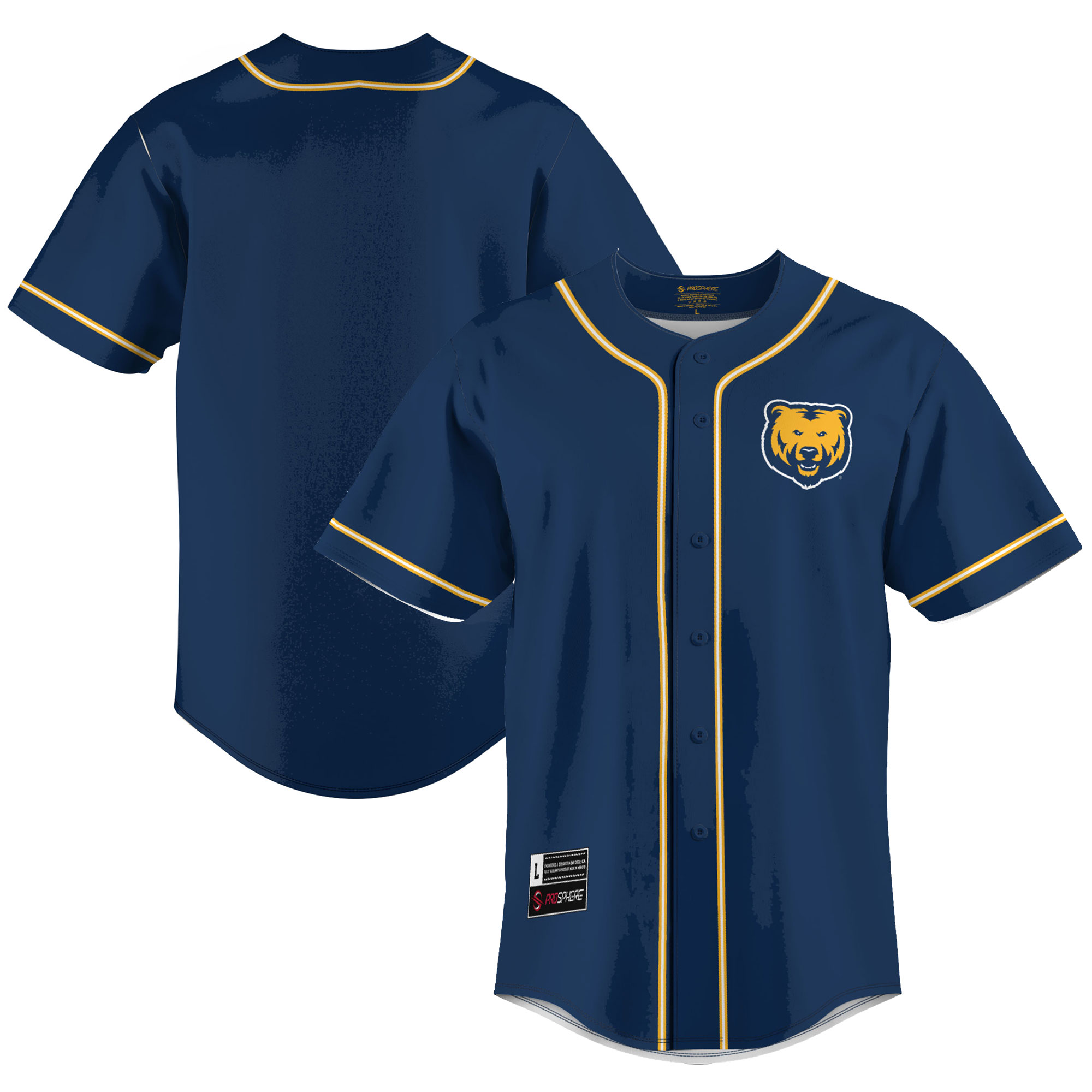 Northern Colorado Bears Gameday Greats Lightweight Baseball Jersey - Blue