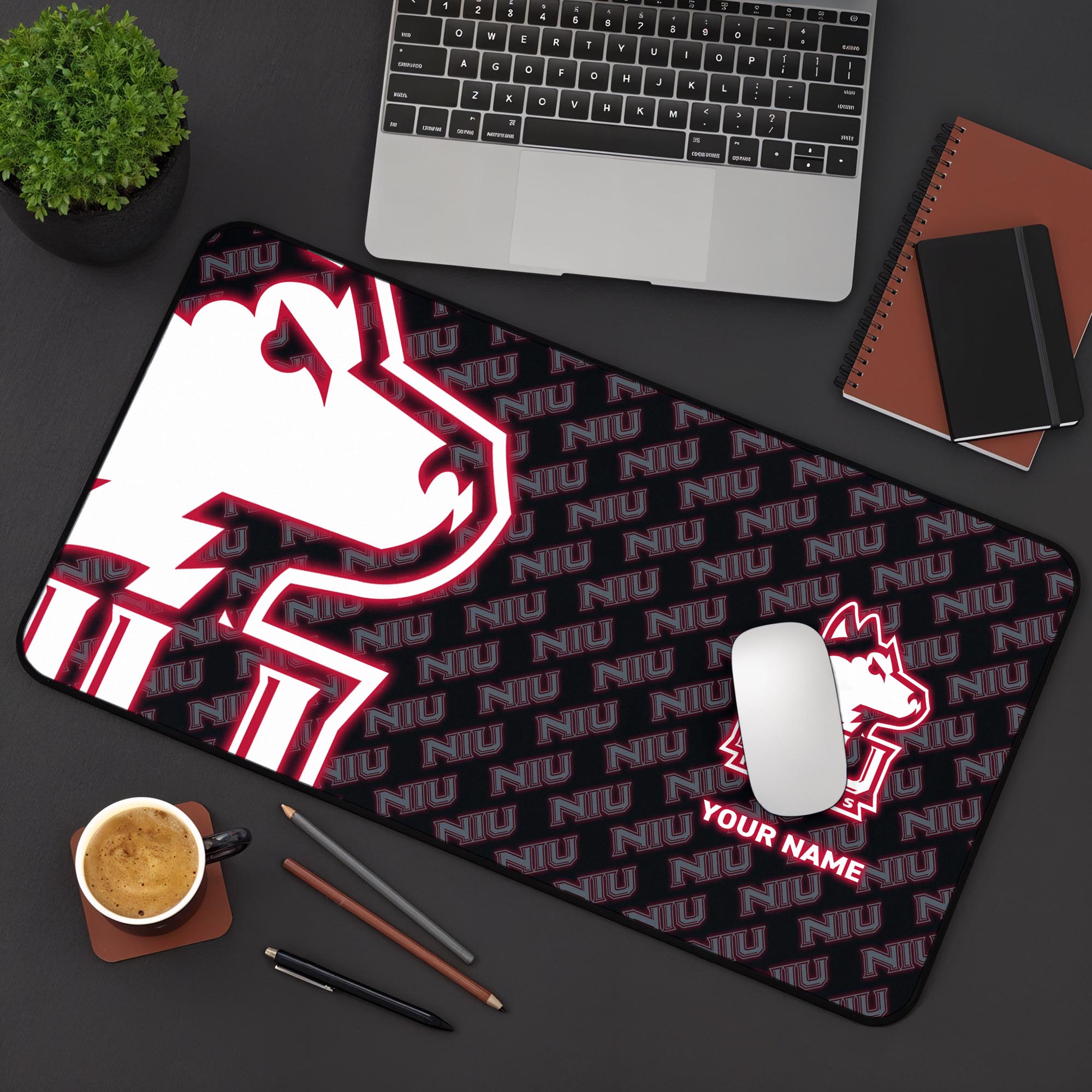 Northern Illinois Huskies 2025 Version Mouse Pad Custom Printed, Sport Team Mouse Pad, Sport Gift For Fans