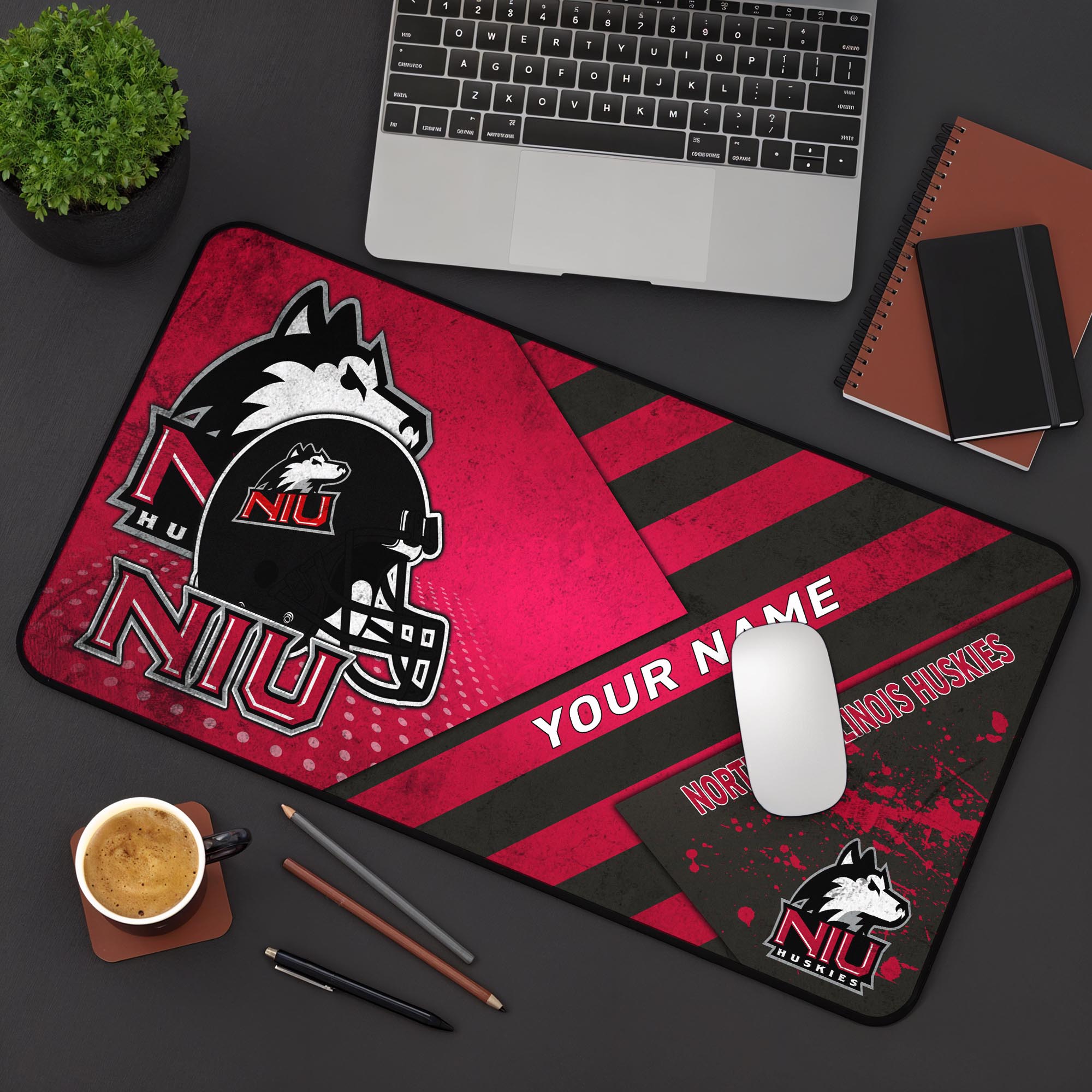 Northern Illinois Huskies 2025 Version Mouse Pad Custom Printed, Sport Team Mouse Pad, Sport Gift For Fans