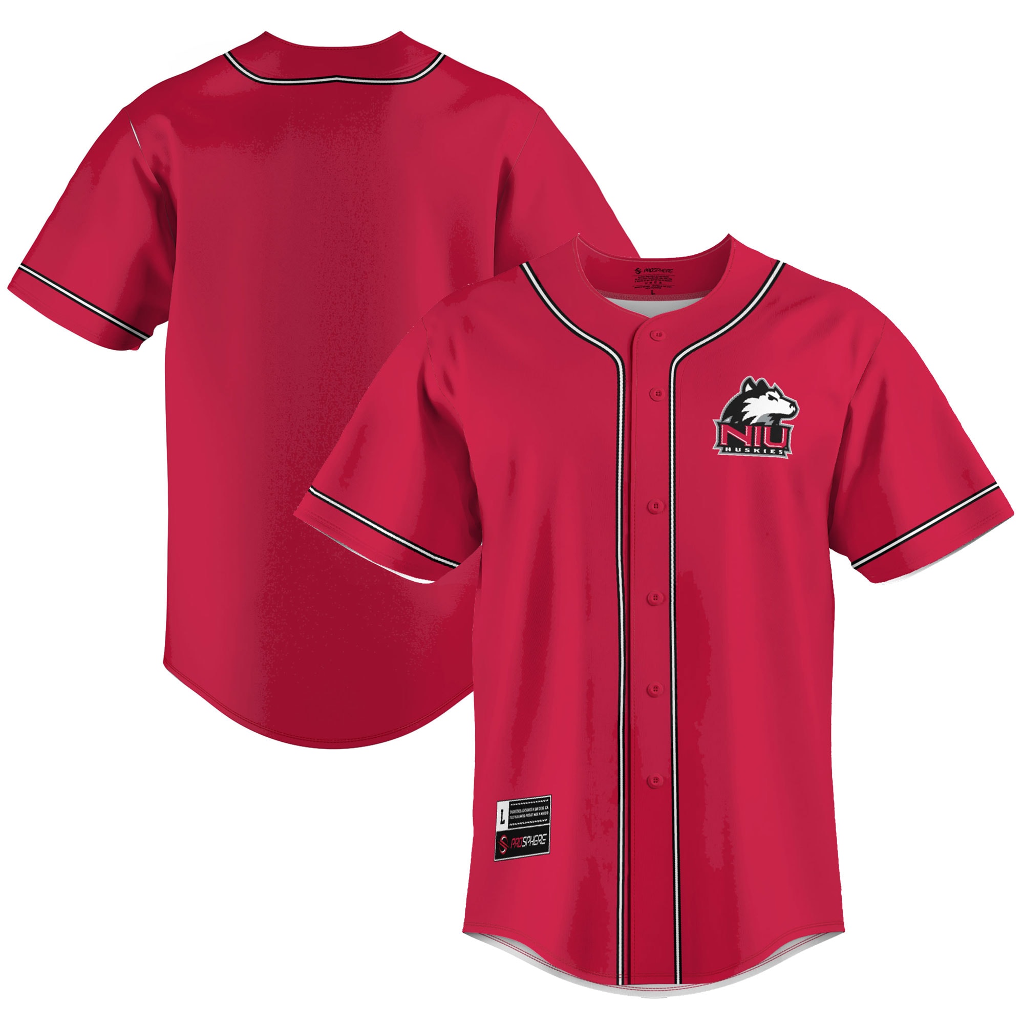 Northern Illinois Huskies Gameday Greats Lightweight Baseball Jersey - Cardinal