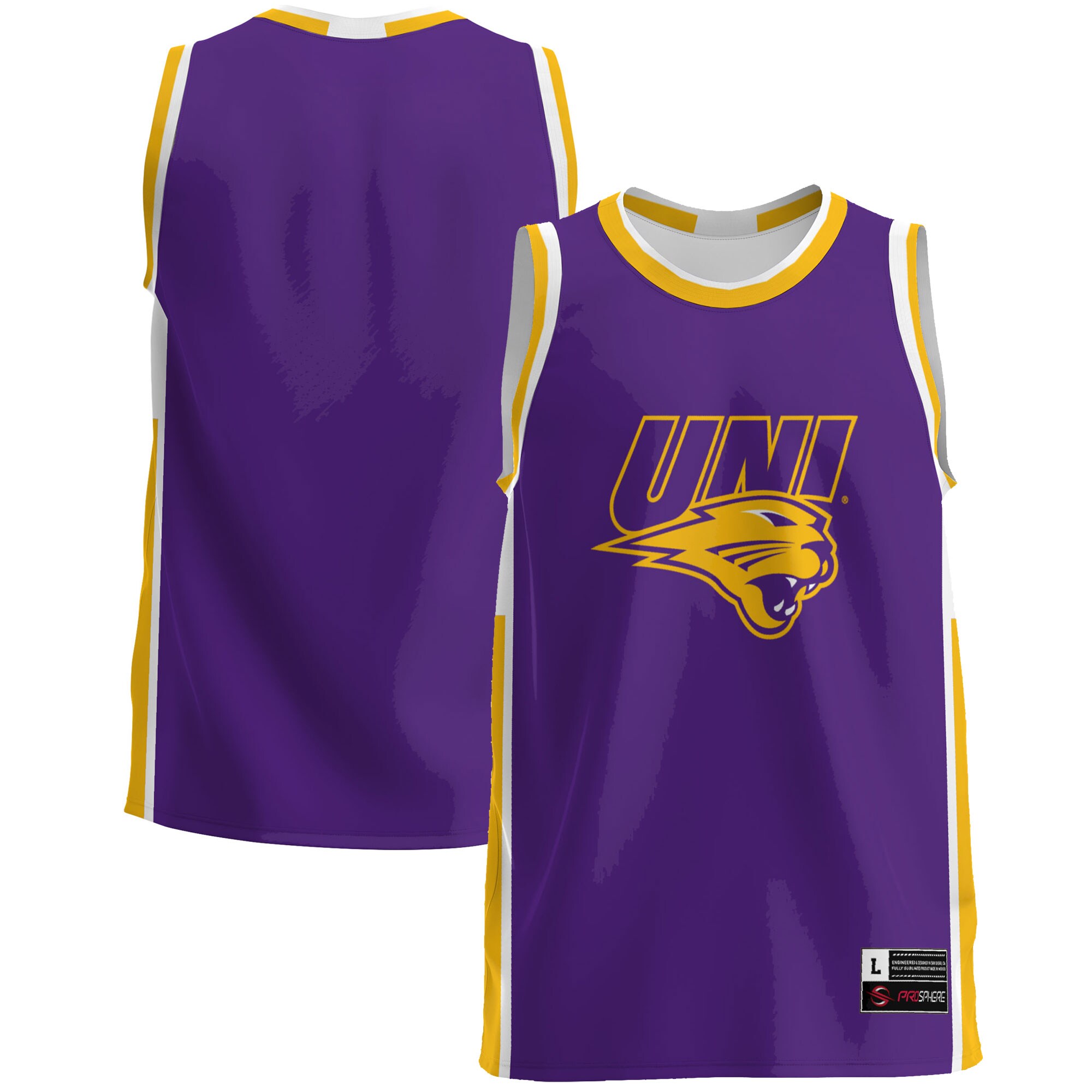 Northern Iowa Panthers Gameday Greats Lightweight Basketball Jersey - Purple