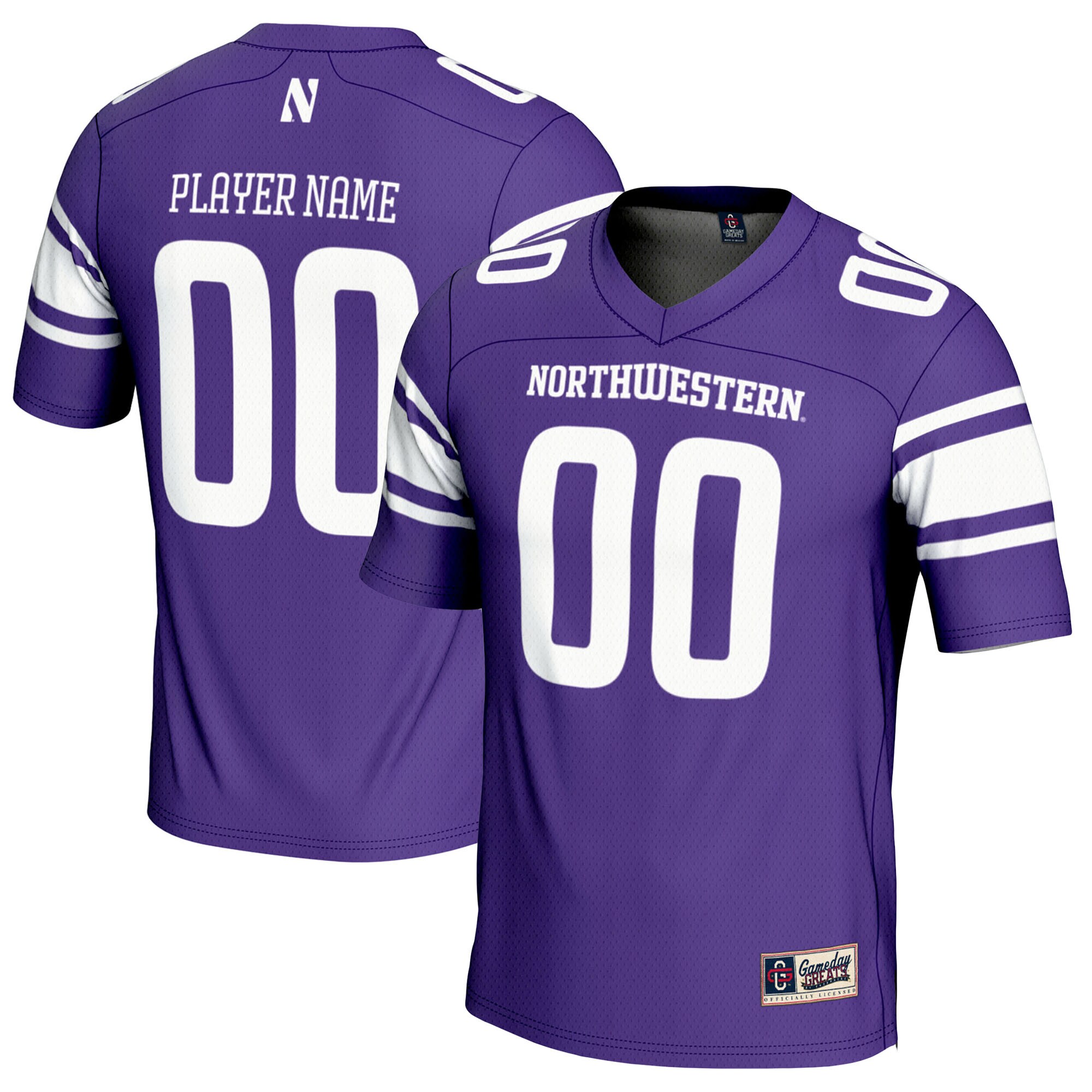 Northwestern Wildcats Gameday Greats NIL Pick A Player Football Jersey - Purple