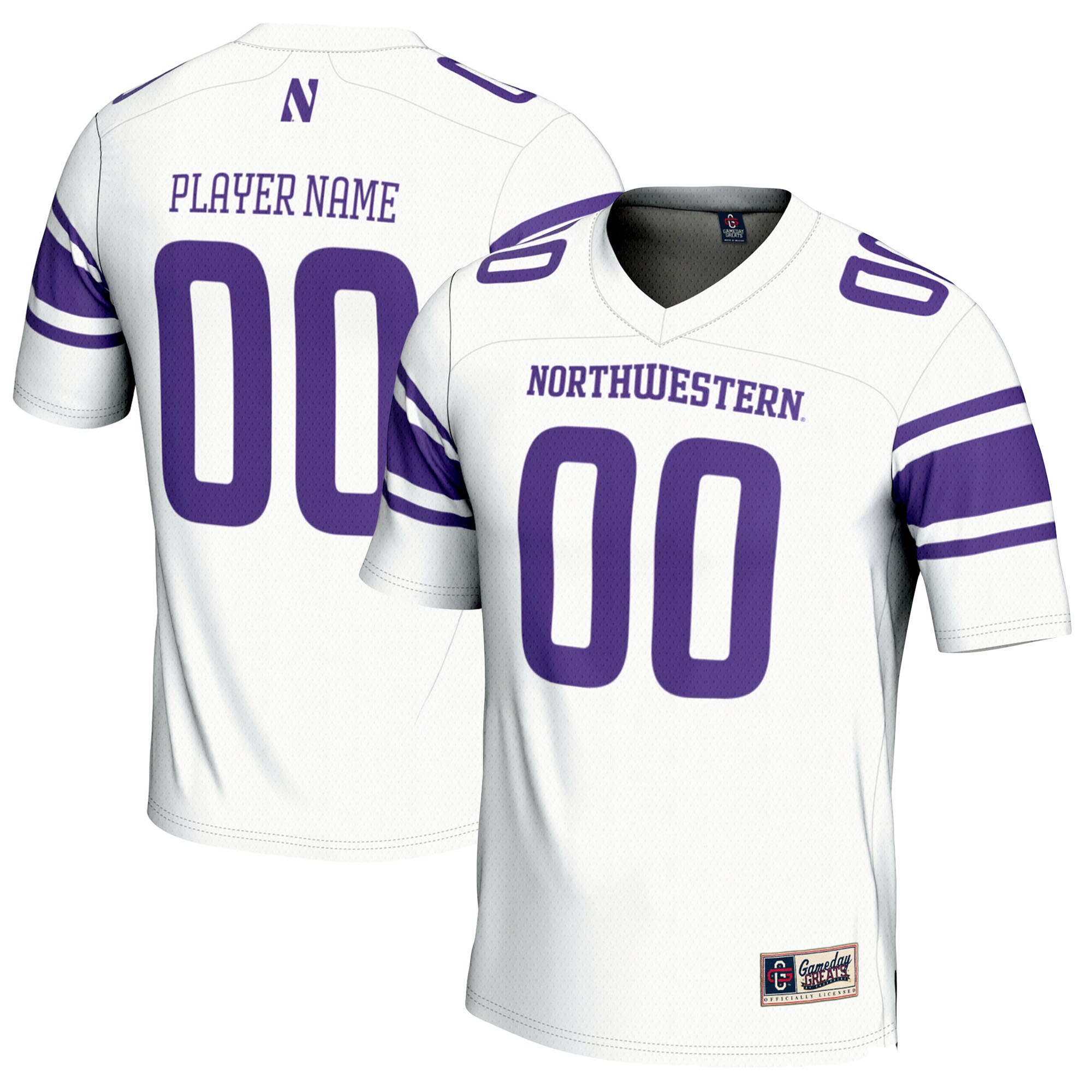 Northwestern Wildcats Gameday Greats NIL Pick A Player Football Jersey - White