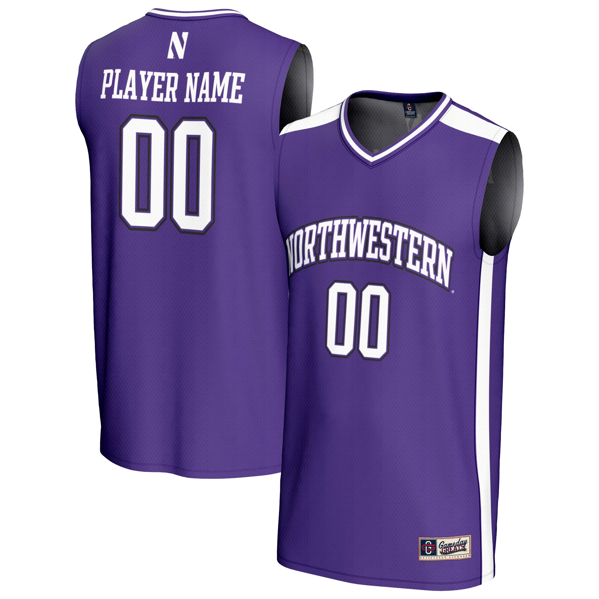 Northwestern Wildcats Gameday Greats NIL Pick A Player Lightweight Basketball Fashion Jersey - Purple
