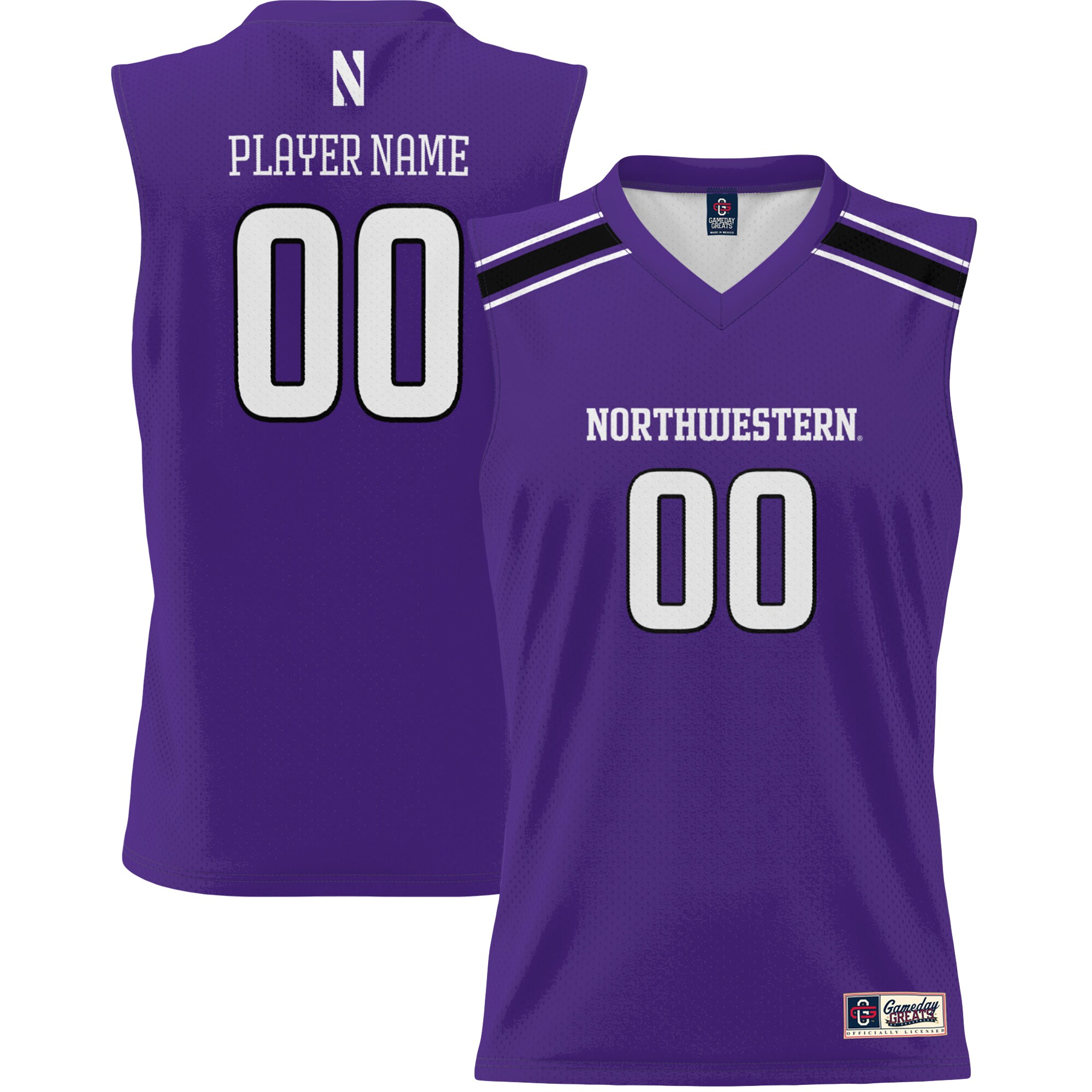 Northwestern Wildcats Gameday Greats NIL Pick A Player Mens Basketball Jersey - Purple