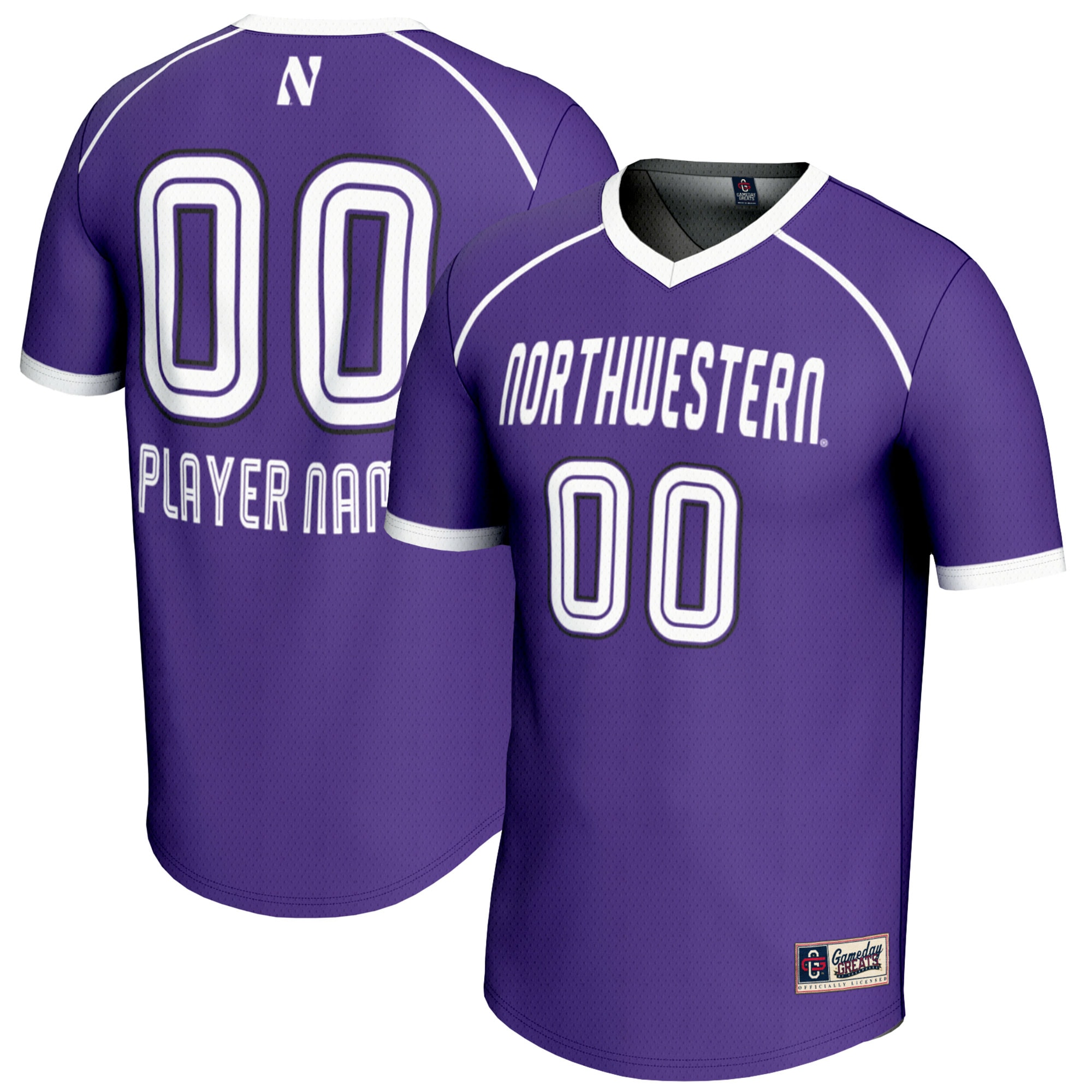 Northwestern Wildcats Gameday Greats Unisex NIL Pick A Player Womens Lacrosse Lightweight Jersey - Purple
