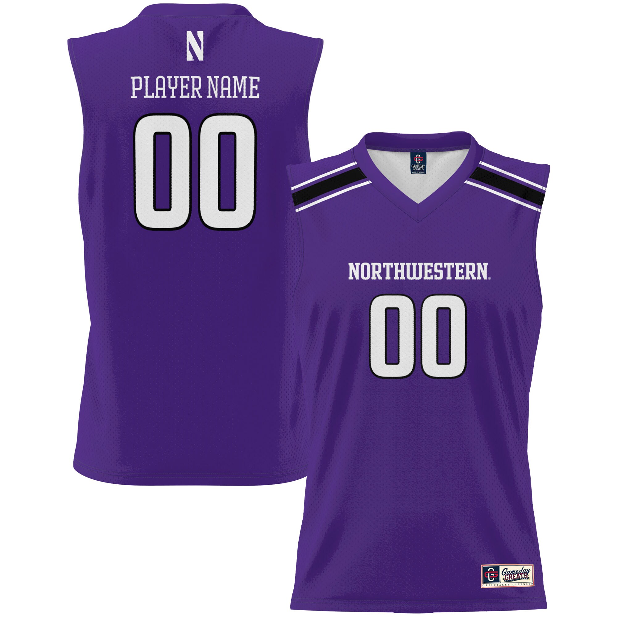 Northwestern Wildcats Gameday Greats Youth Lightweight NIL Pick A Player Womens Basketball Jersey - Purple