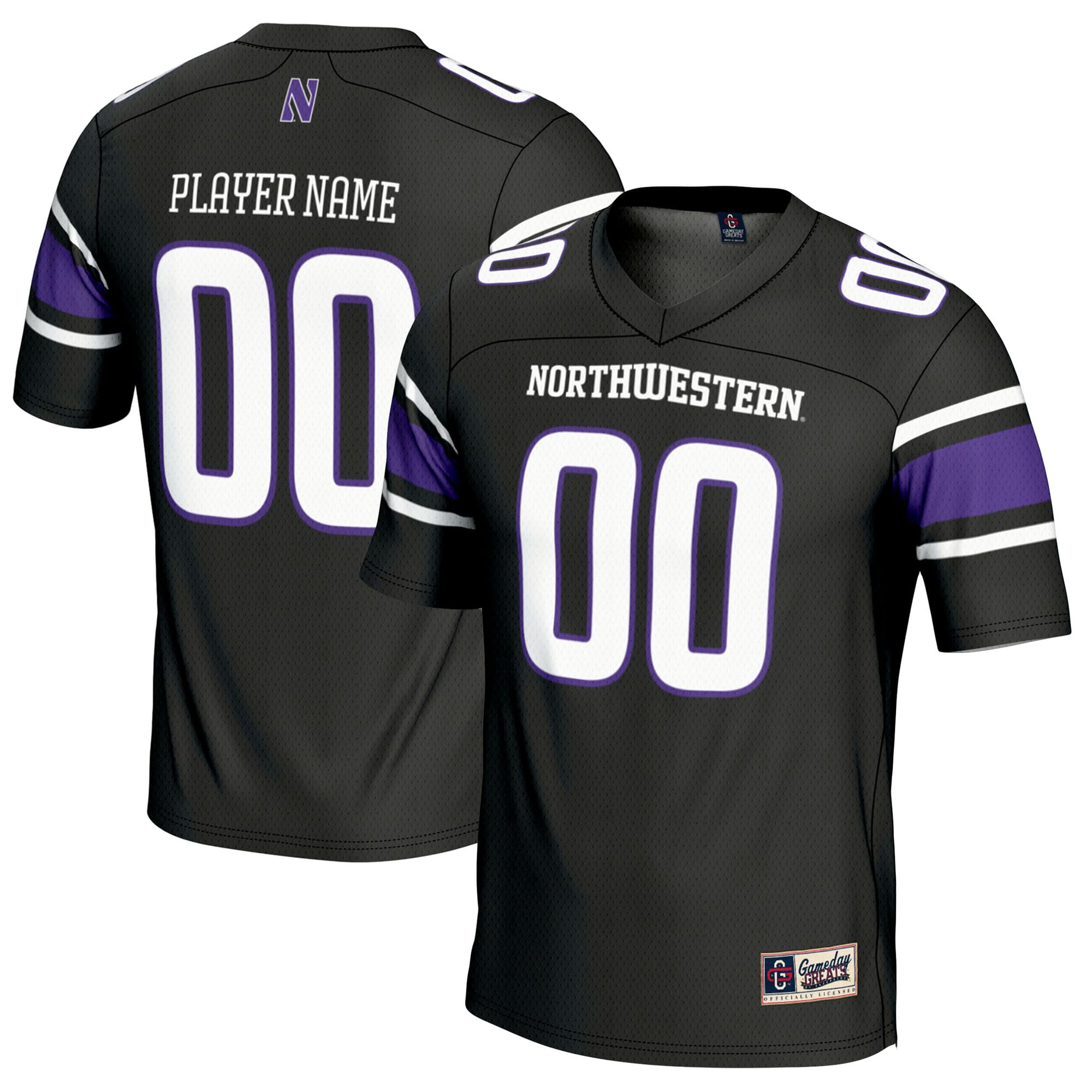 Northwestern Wildcats Gameday Greats Youth NIL Pick A Player Football Jersey - Black