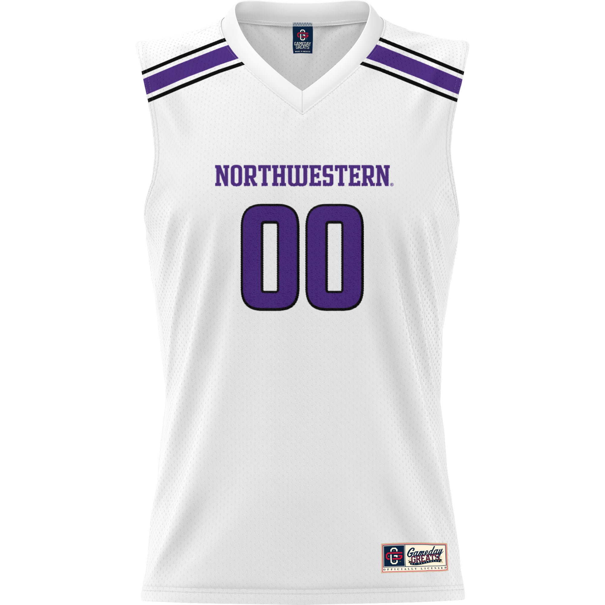 Northwestern Wildcats Gameday Greats Youth NIL Pick A Player Mens Basketball Jersey - White