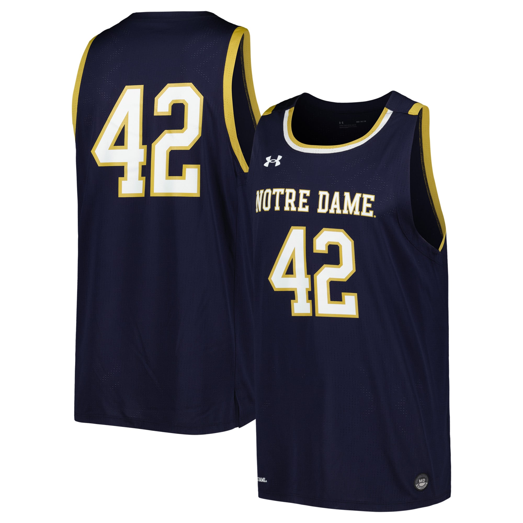 Notre Dame Fighting Irish Under Armour Replica Basketball Jersey - Navy
