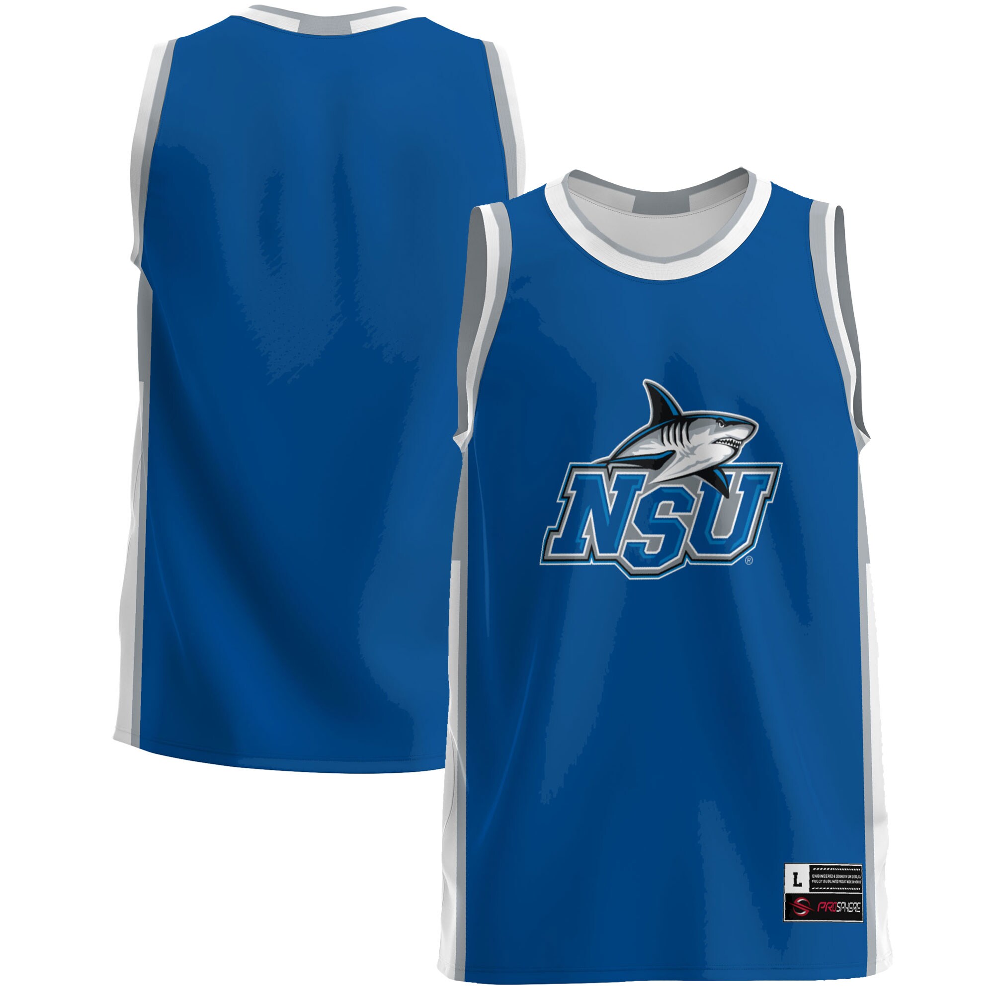 Nova Southeastern Sharks Gameday Greats Lightweight Basketball Jersey - Blue
