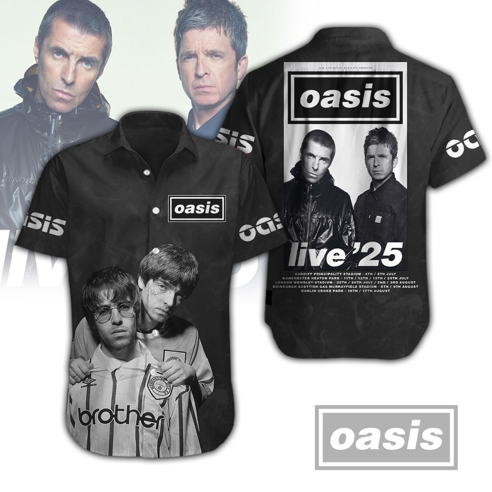 Oasis Music Hawaiian Shirt Gifts For Fans