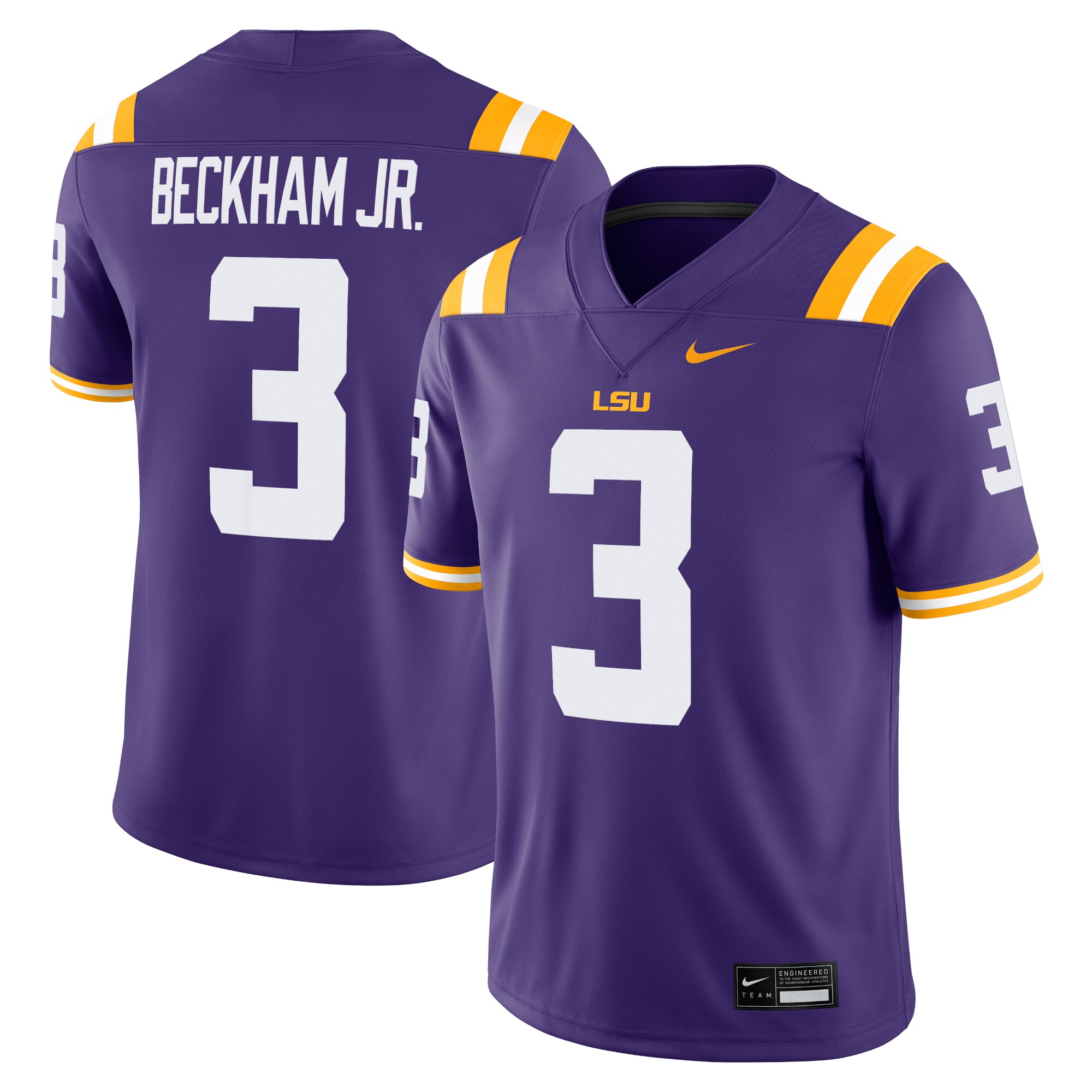 Odell Beckham Jr LSU Tigers Nike Alumni Game Jersey - Purple