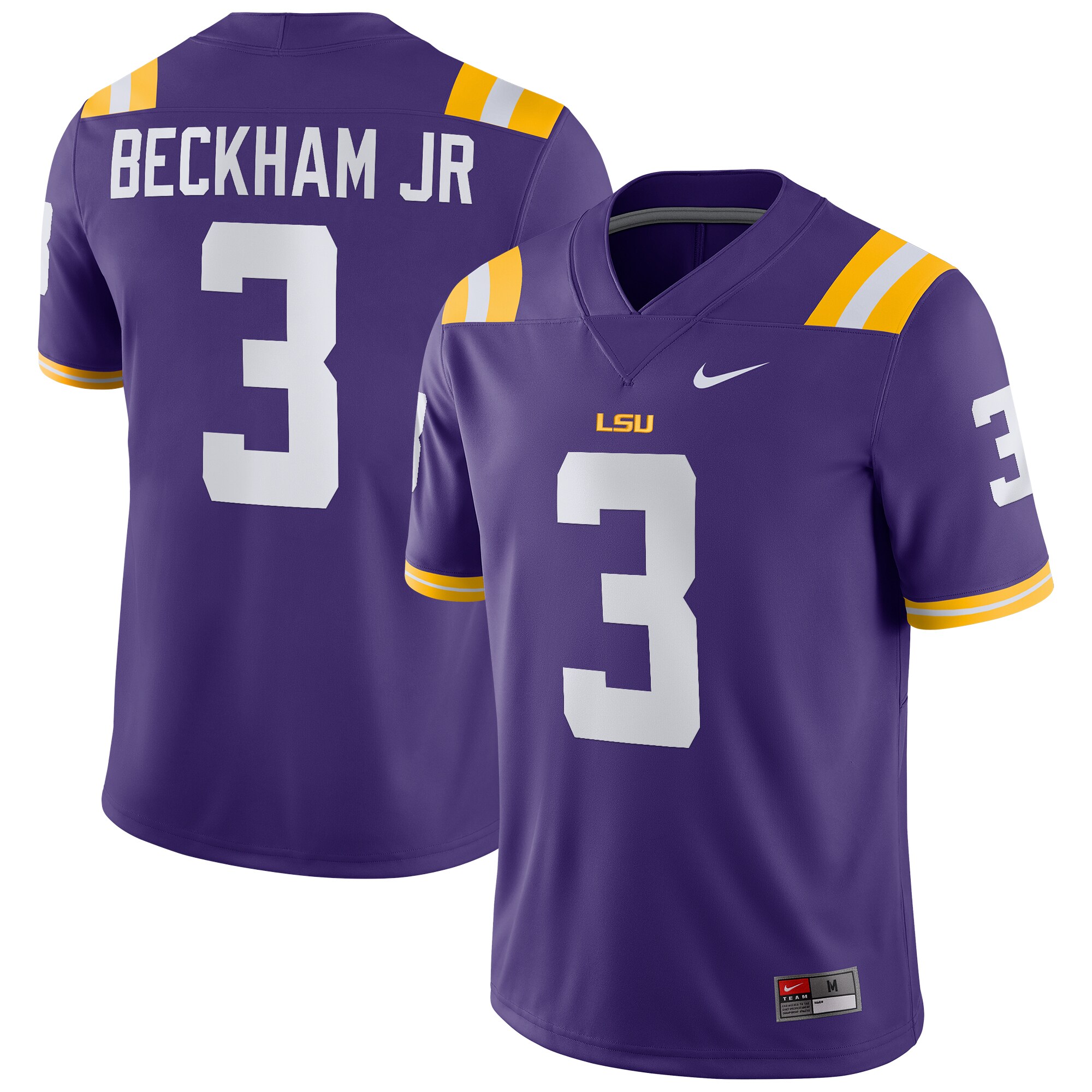 Odell Beckham Jr LSU Tigers Nike Game Jersey - Purple