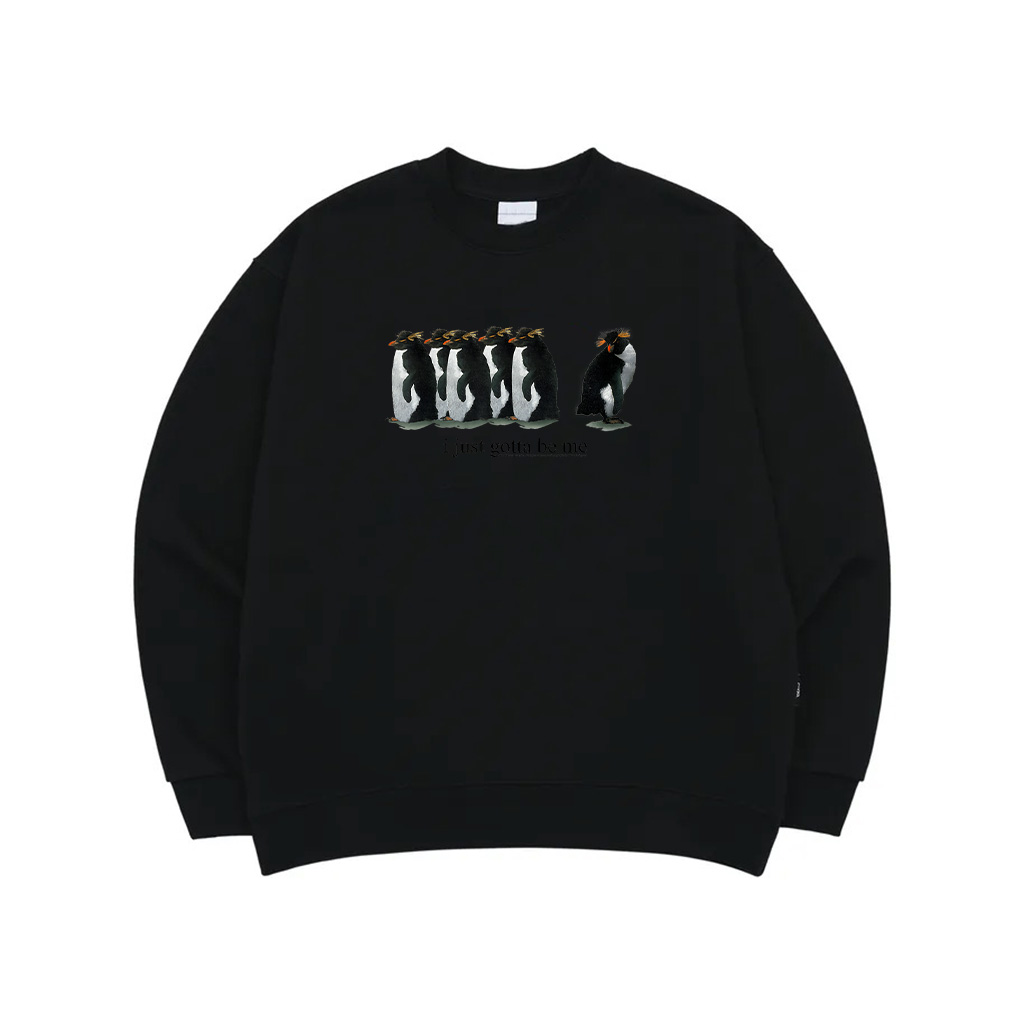 Official I Just Gotta Be Me Penguin Rockhopper Penguins Sweatshirt