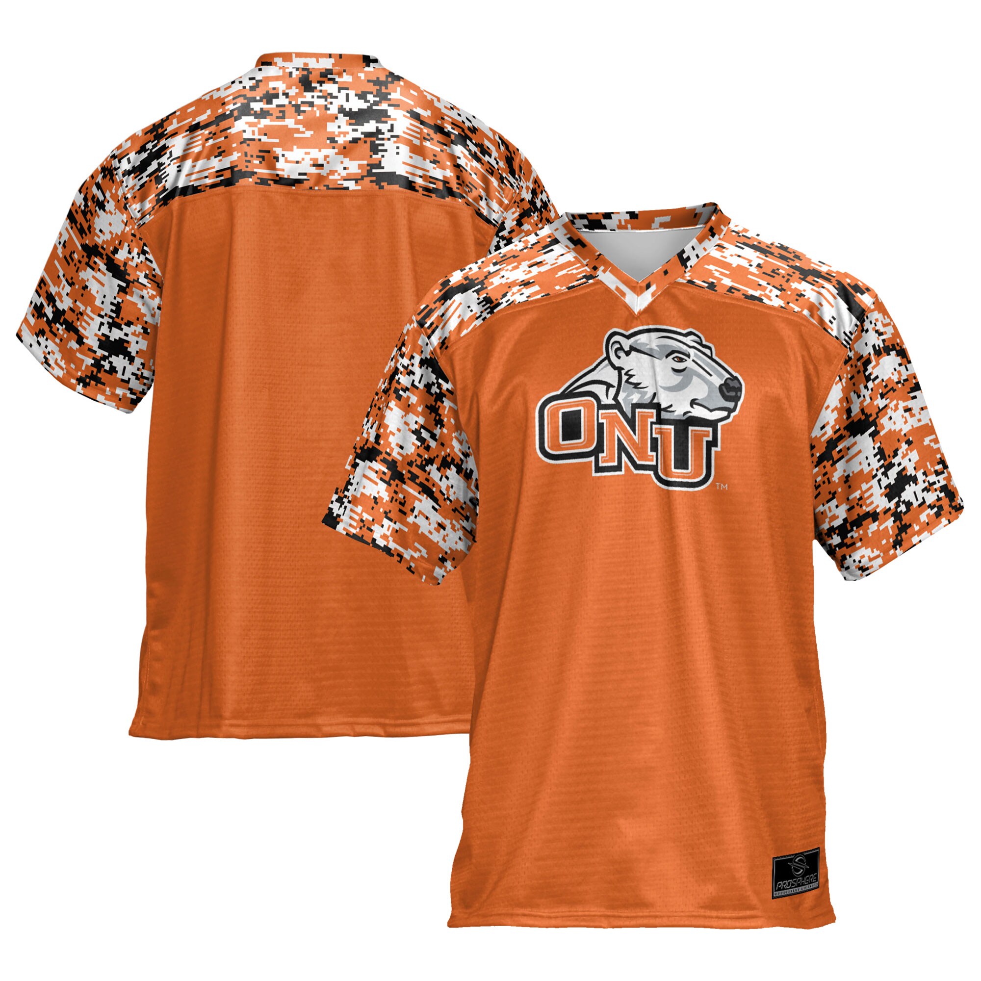 Ohio Northern Polar Bears Prosphere Football Jersey - Orange