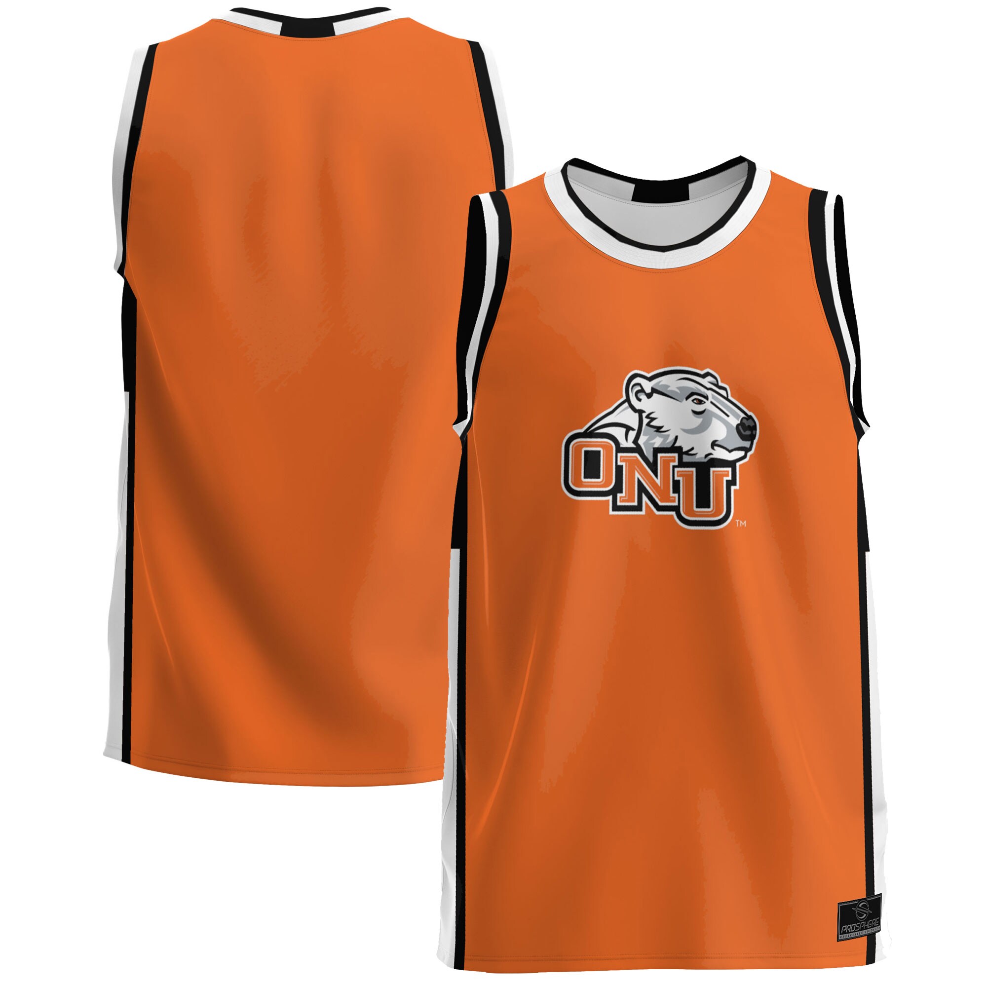 Ohio Northern Polar Bears Prosphere Youth Basketball Jersey - Orange
