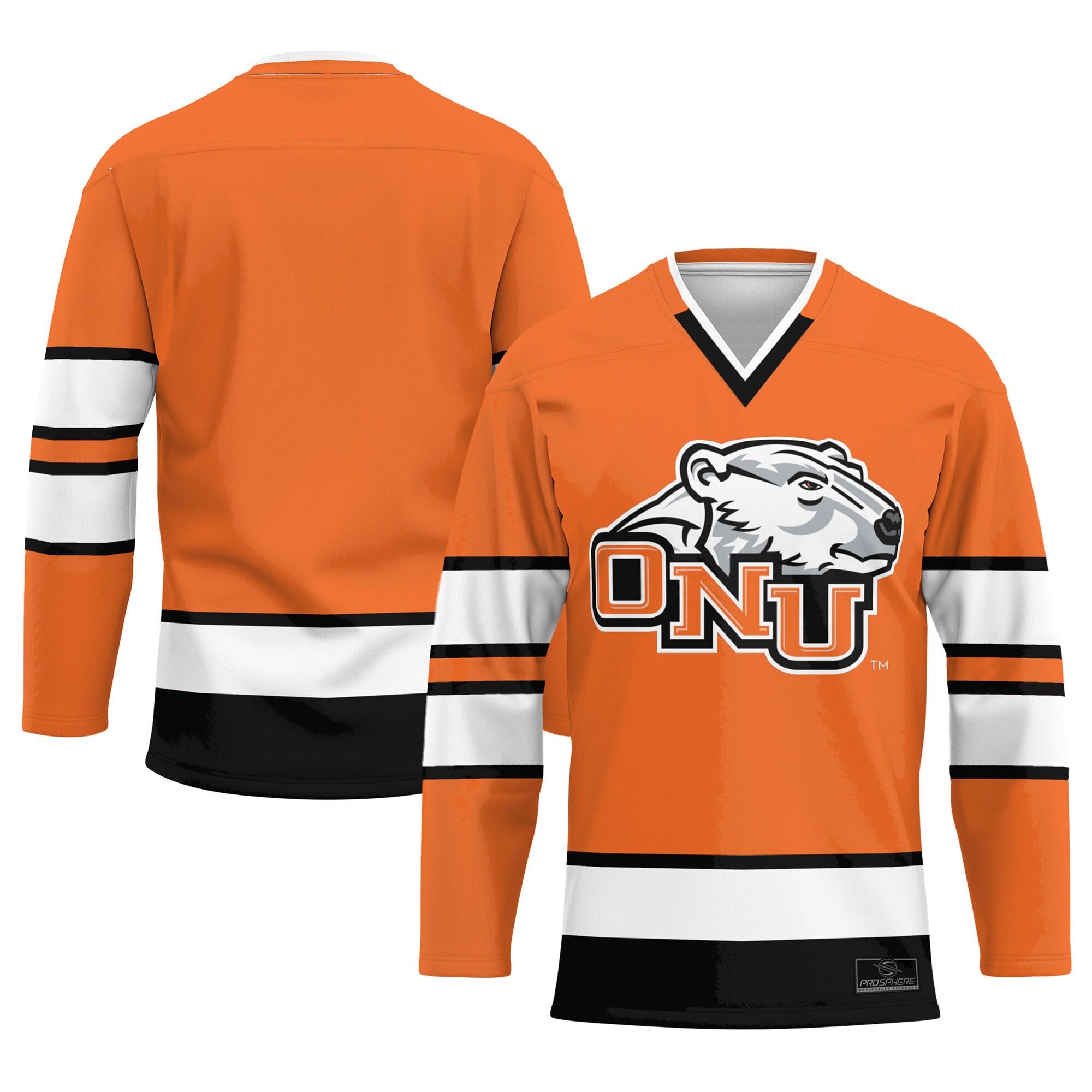 Ohio Northern Polar Bears Prosphere Youth Hockey Jersey - Orange