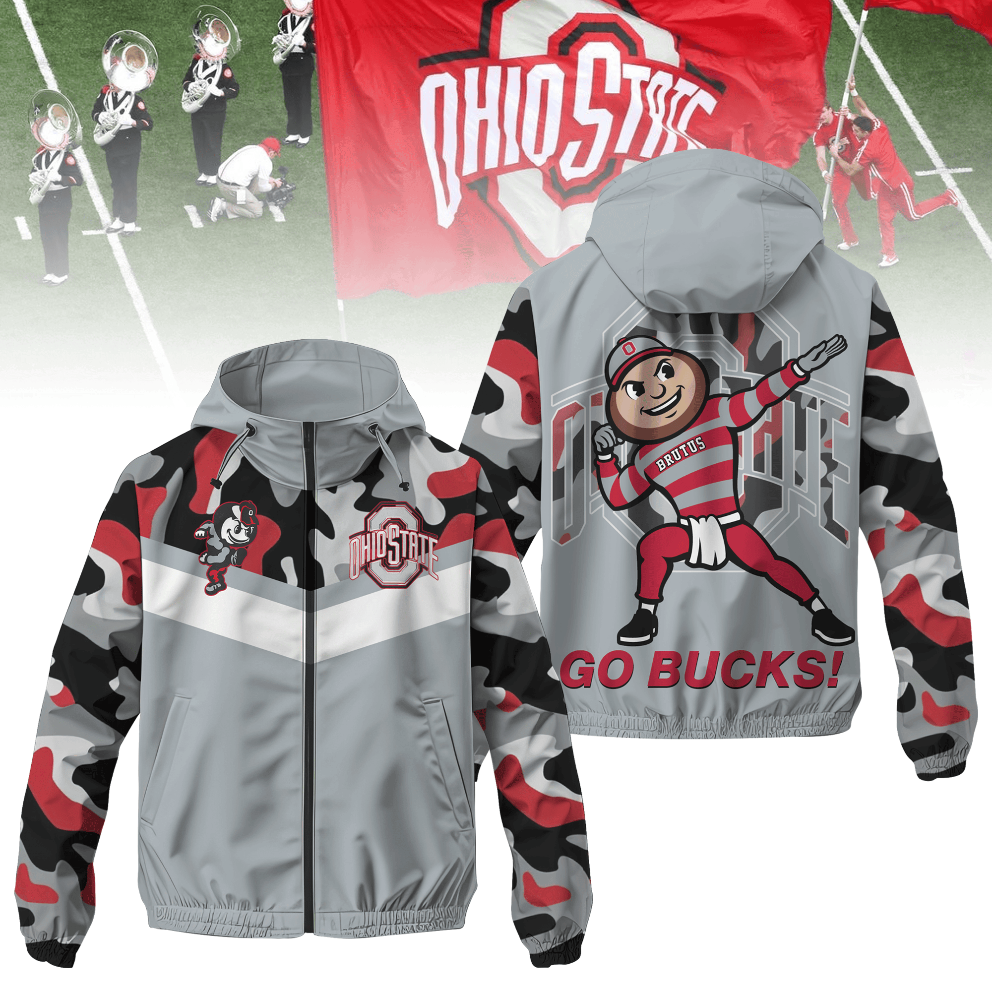 Ohio State Buckeyes NCAA Windbreaker Jacket
