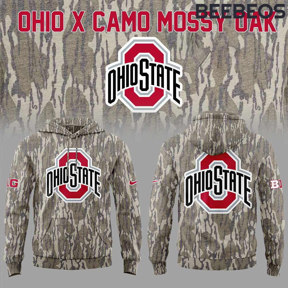 Ohio State Buckeyes X Camo Mossy Oak Unisex Hoodie BHD1041