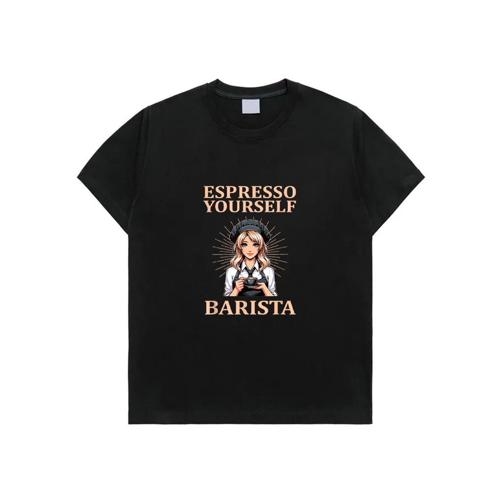 Old School Espresso Yourself Barista Coffee Lover Vintage T-Shirt