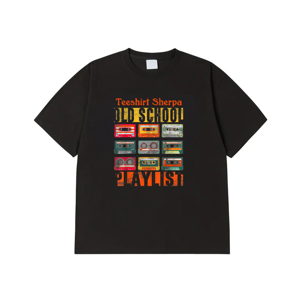 Old School PlaylisT-Shirt Retro 80S 90S Cassette Tape Music T-Shirt