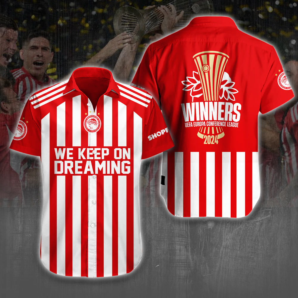 Olympiakos FC Super League Greece Hawaiian Shirt Gifts For Fans