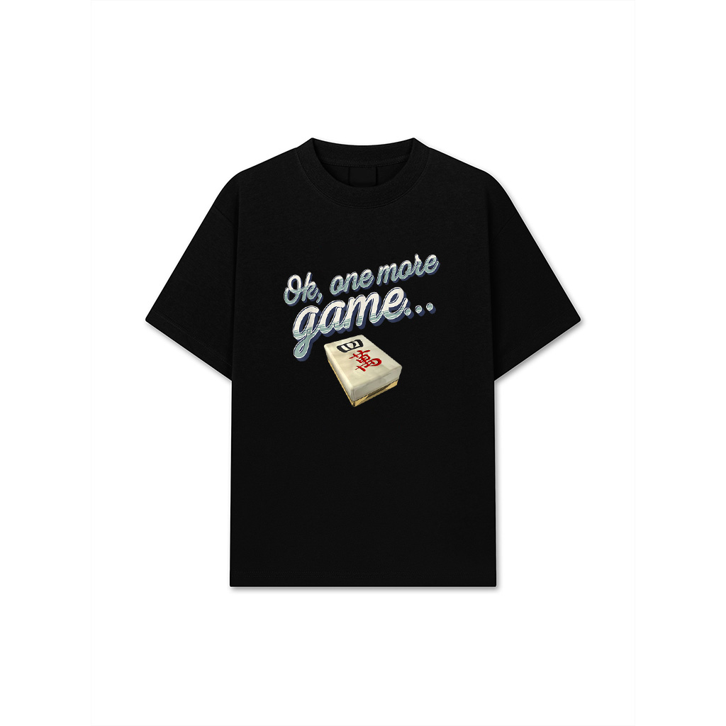 One More Game Funny Mahjong Obsessed T-Shirt